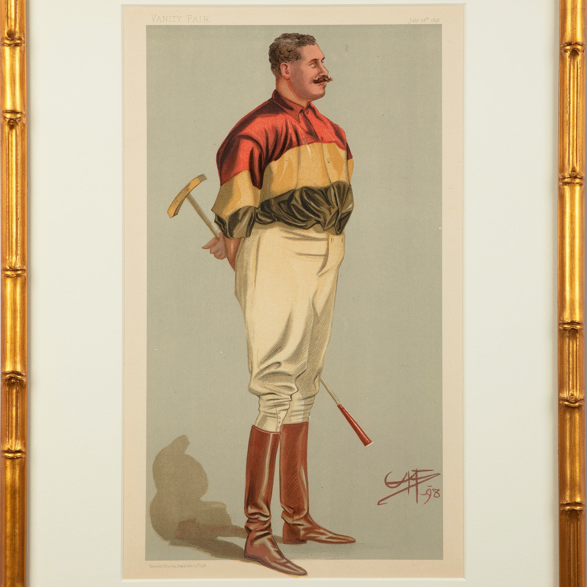 Neil Haig 'I Say' Polo Print, Vanity Fair Print, 1898