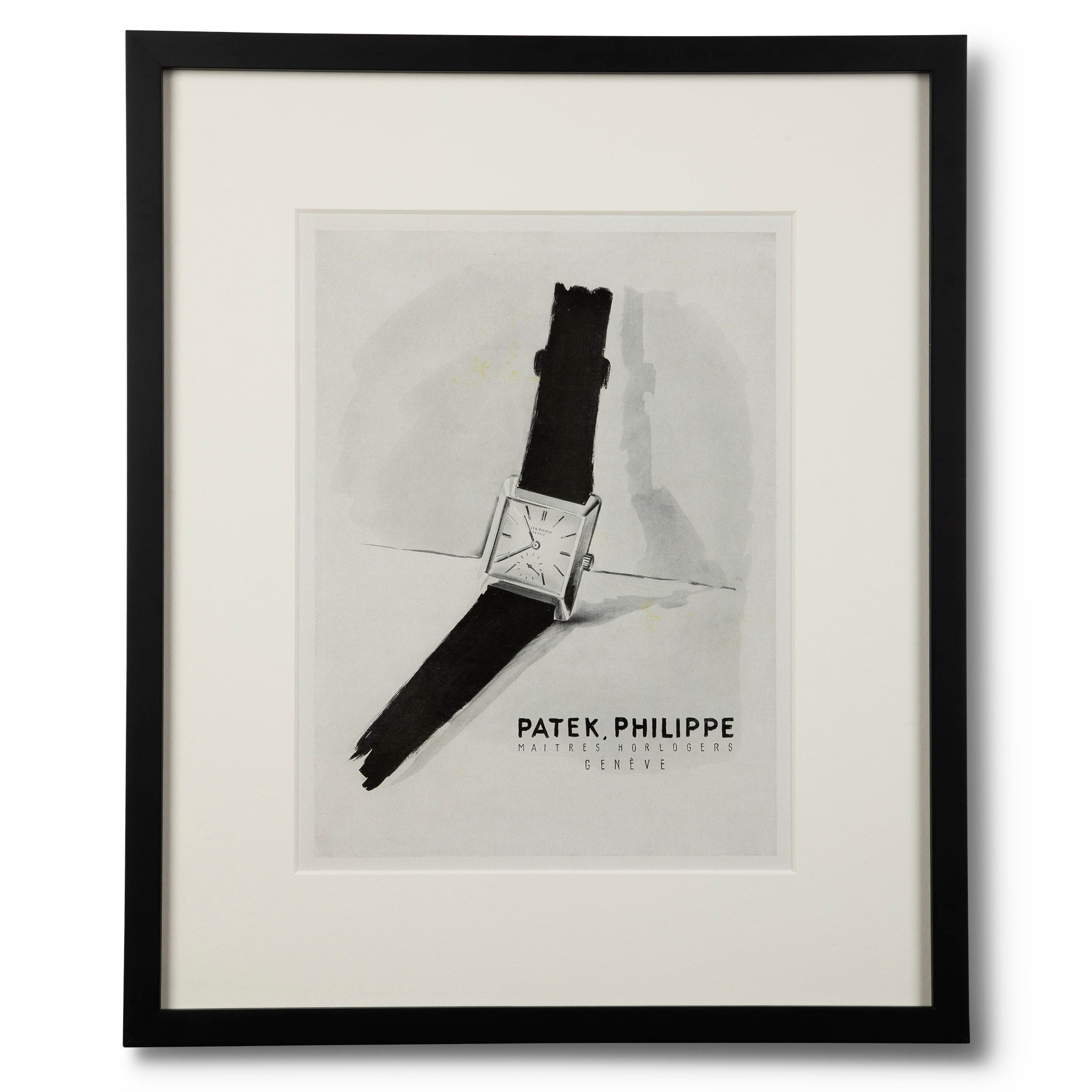 Framed Vintage Patek Philippe Ad