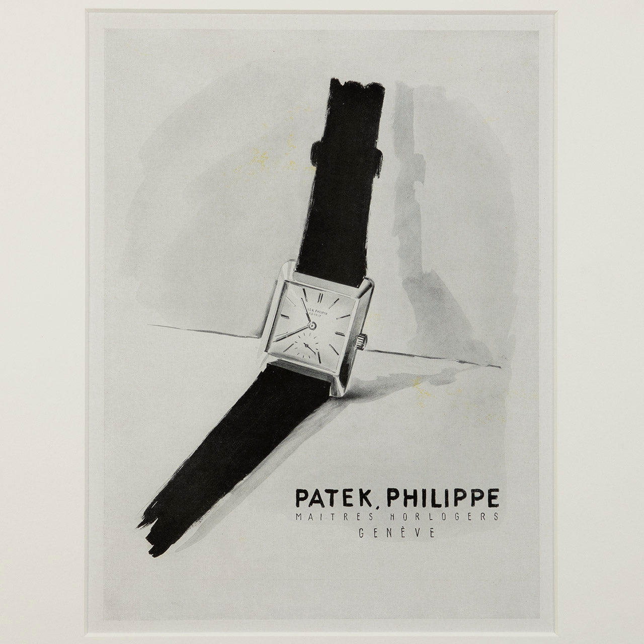 Framed Vintage Patek Philippe Ad