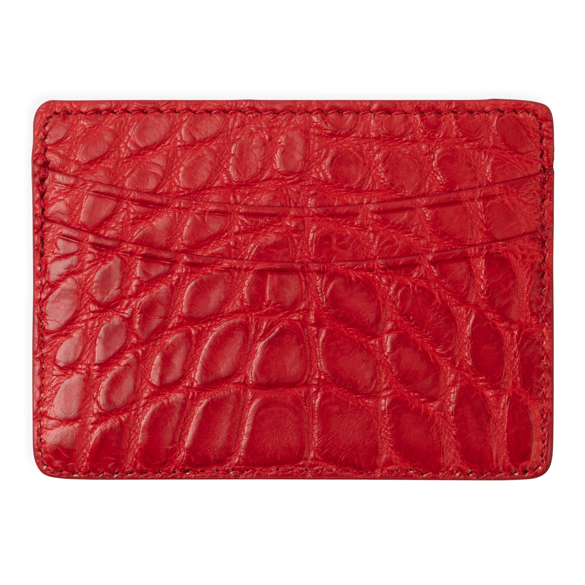 Negroni Alligator Card Case Wallet