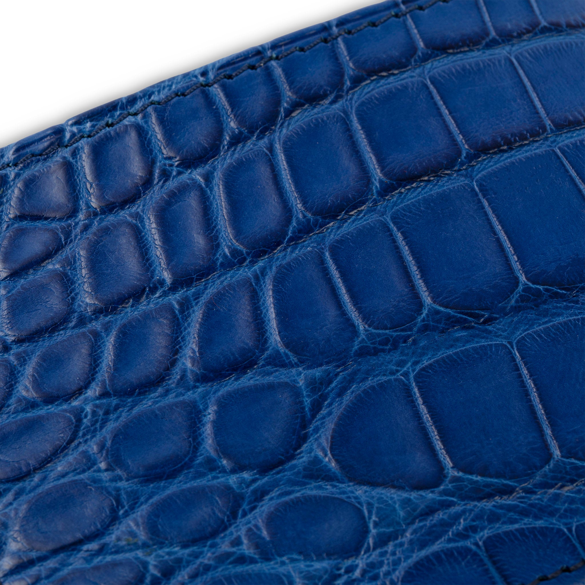 Cobalto Blue Alligator Bifold Wallet