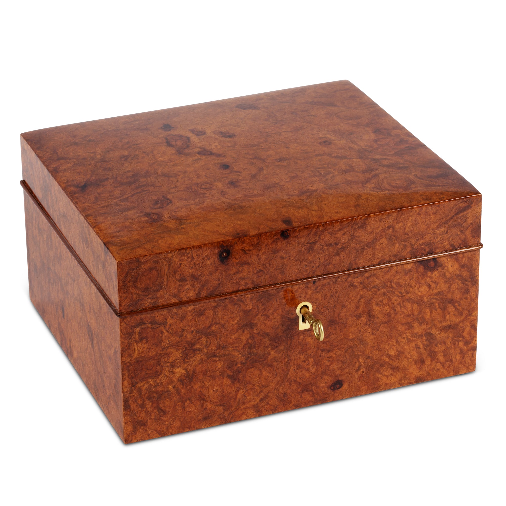 Dunhill Burl Wood Desktop Cigar Humidor