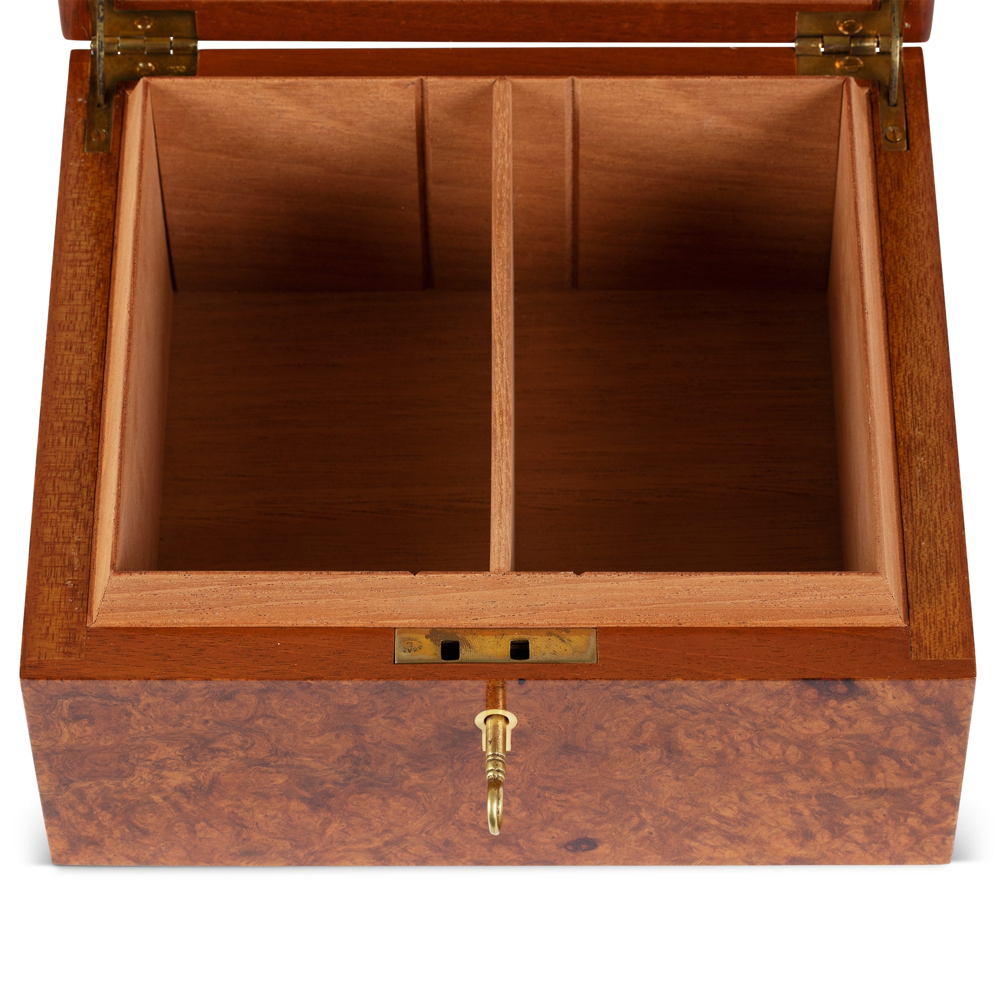 Dunhill Burl Wood Desktop Cigar Humidor