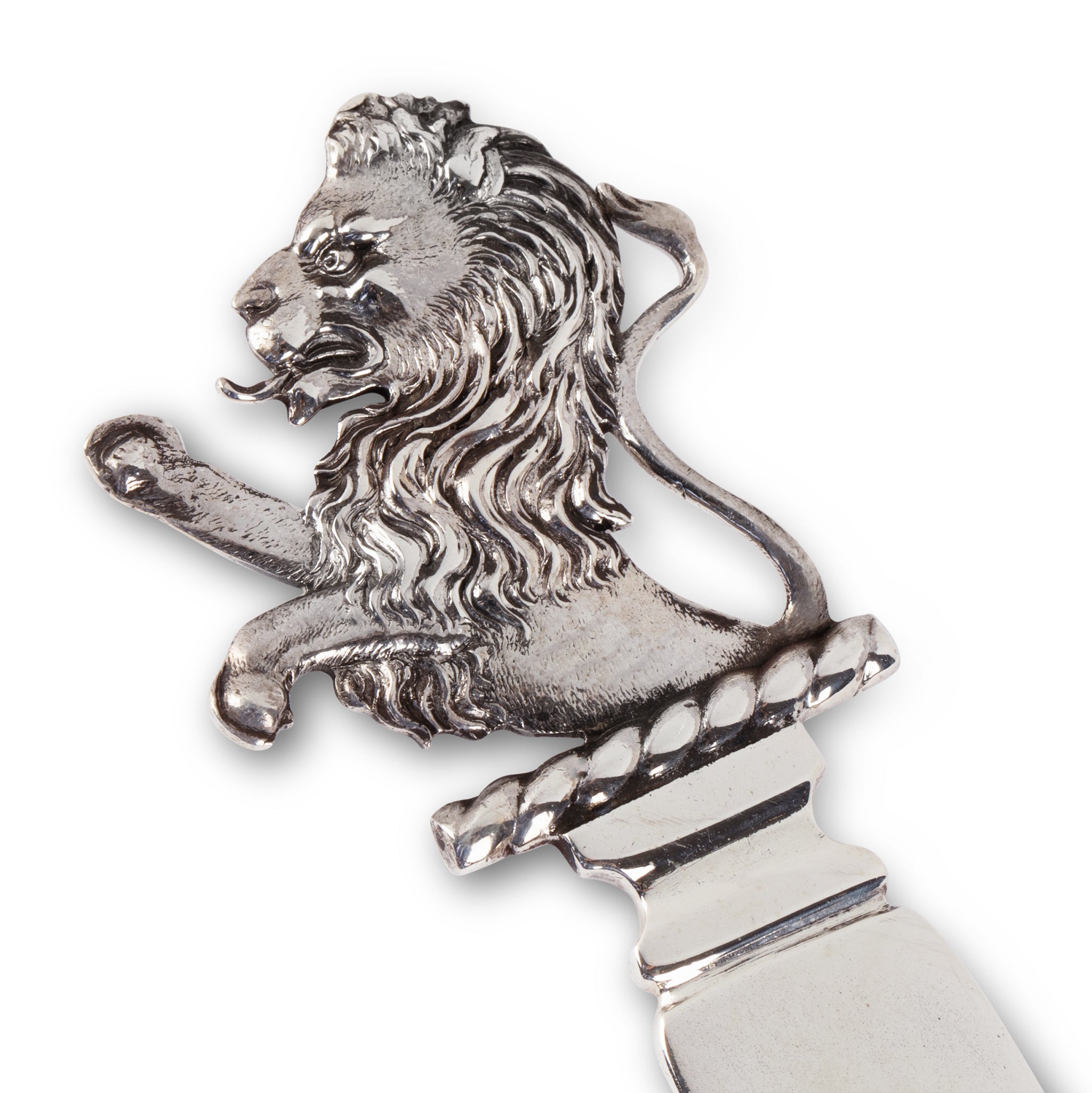 George Shiebler Rampant Lion Sterling Letter Opener