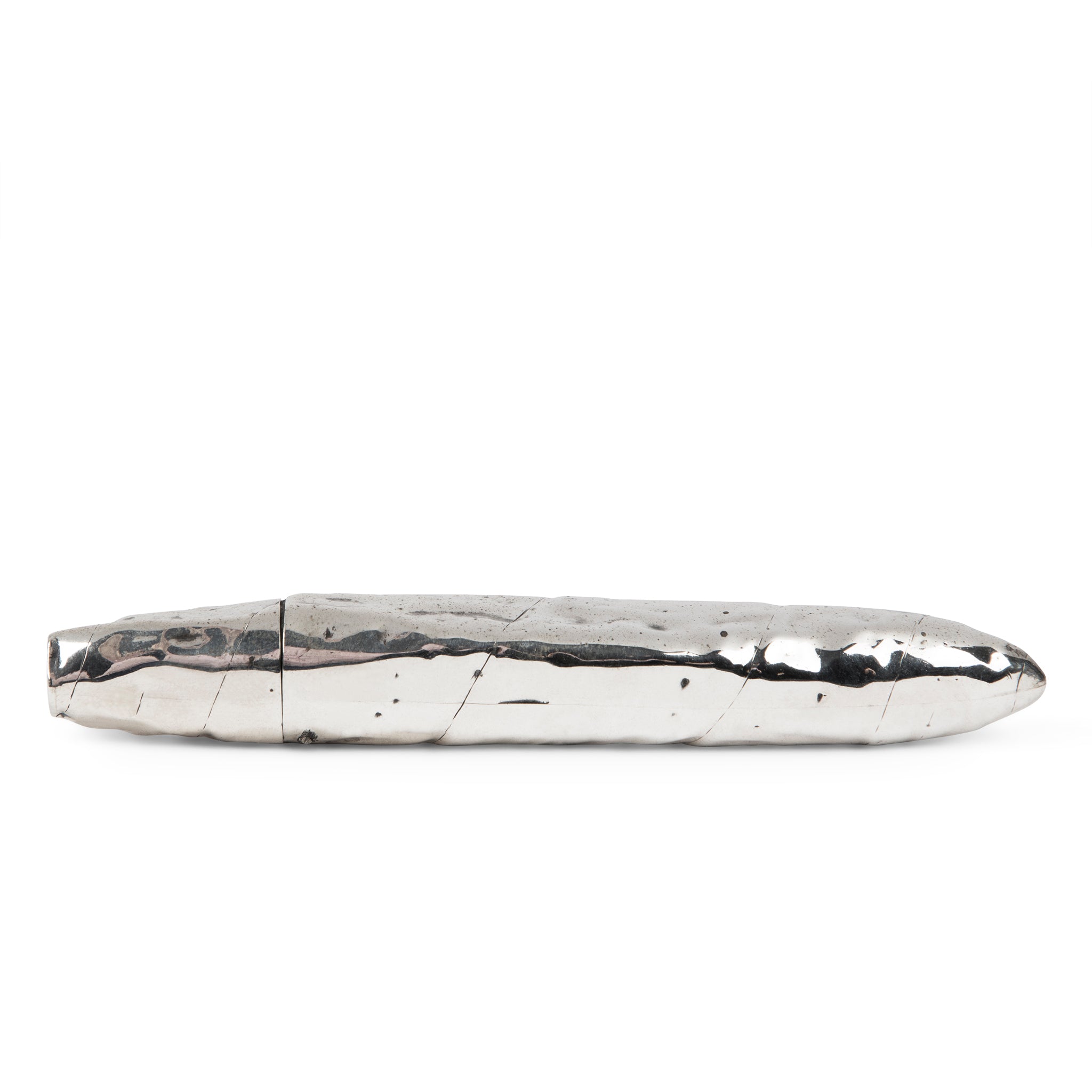 Perfecto Cigar Trompe-l'oeil Silver Match Vesta