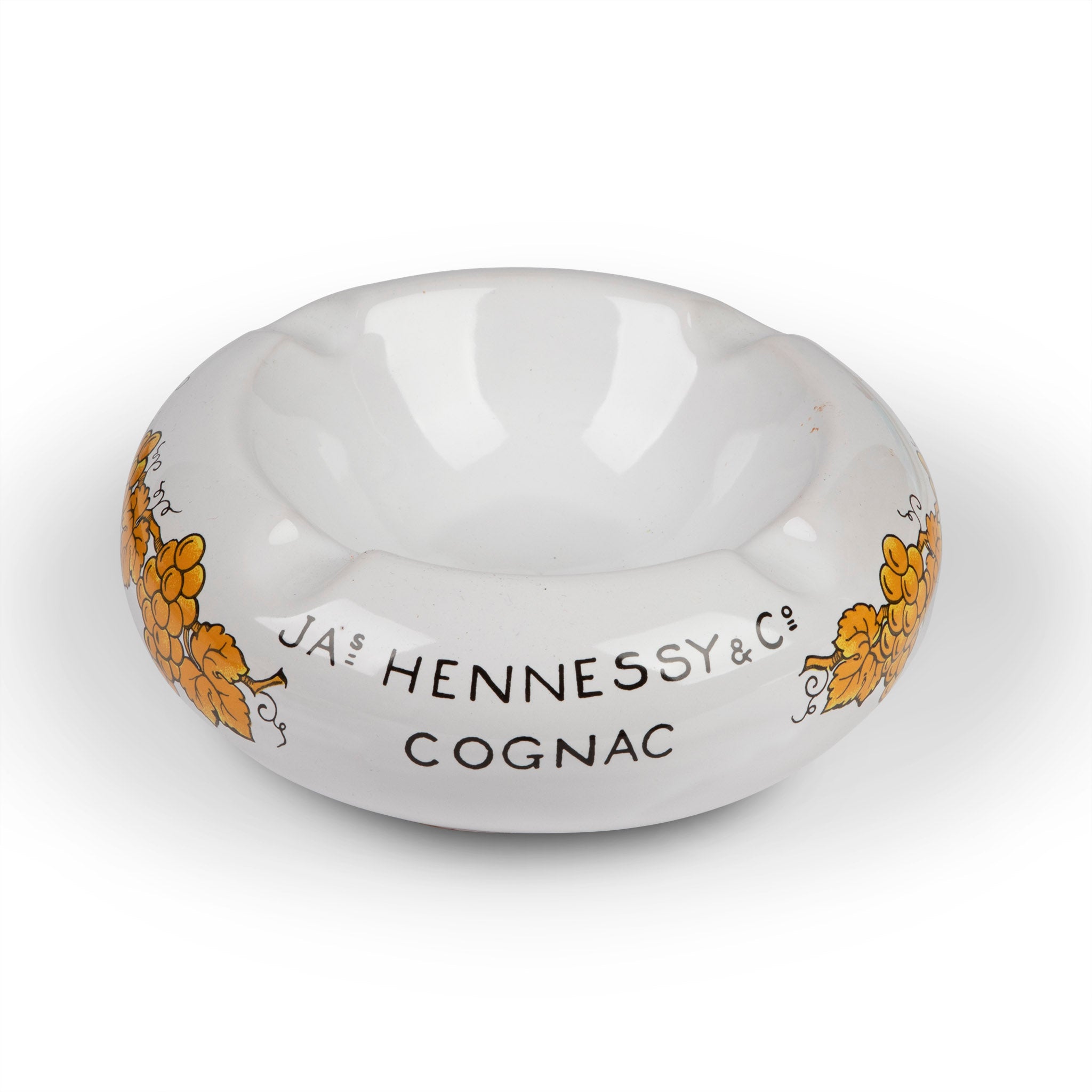 Vintage J.A.s Hennessy & Co. Cognac Ashtray