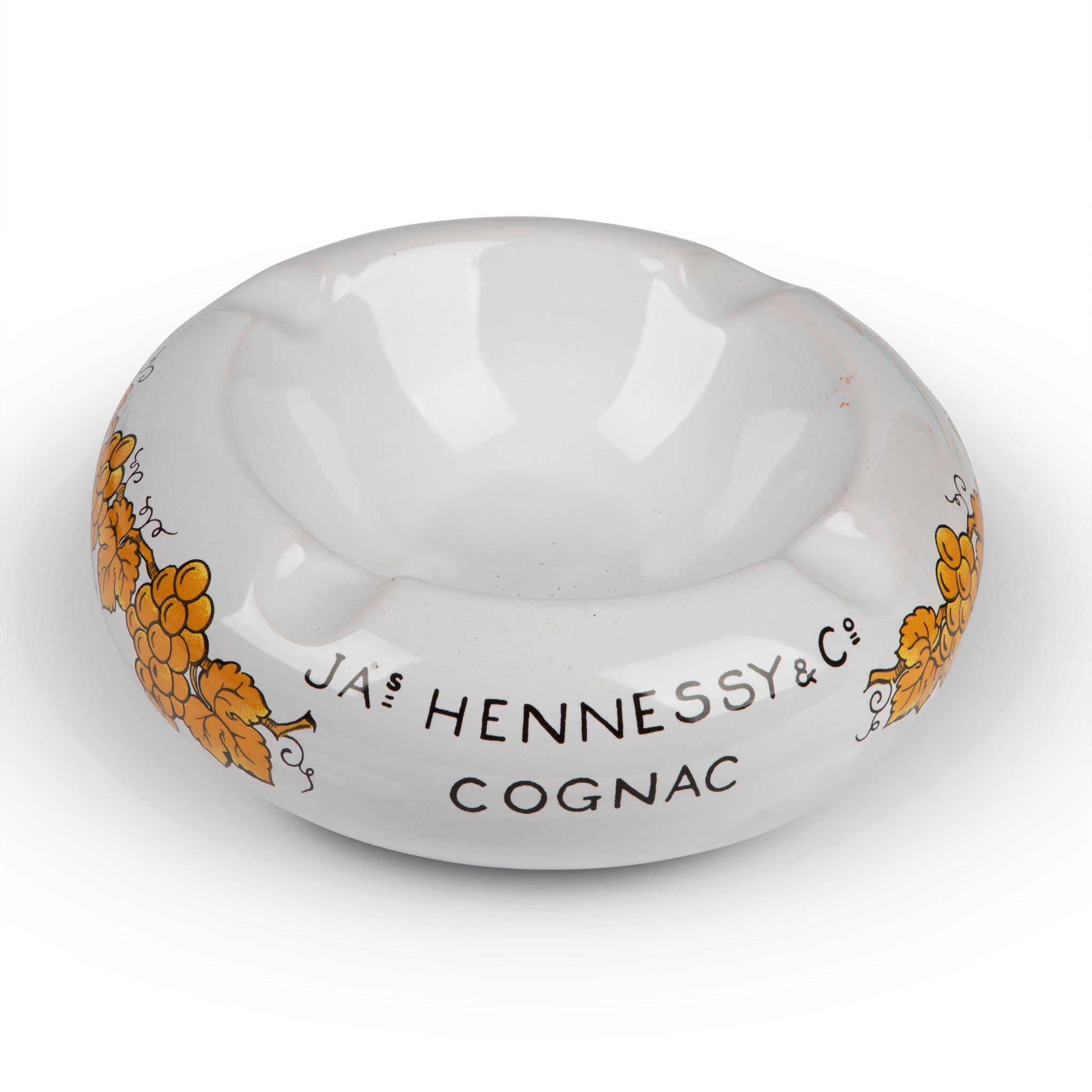 Vintage J.A.s Hennessy & Co. Cognac Ashtray