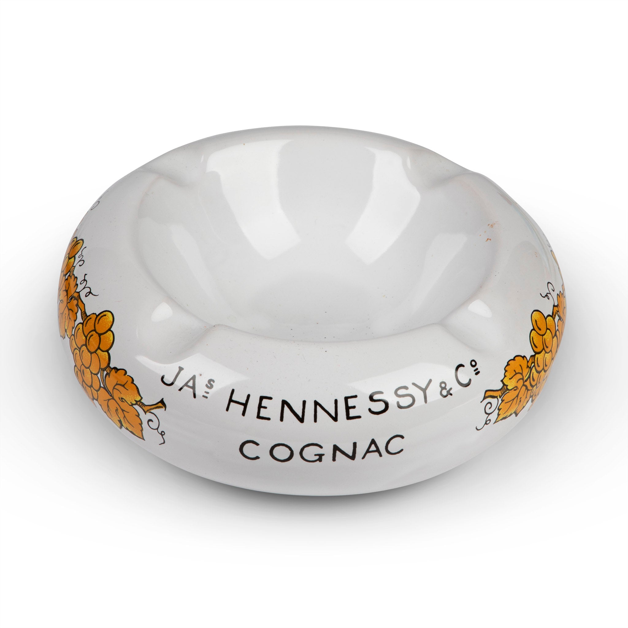 Vintage J.A.s Hennessy & Co. Cognac Ashtray