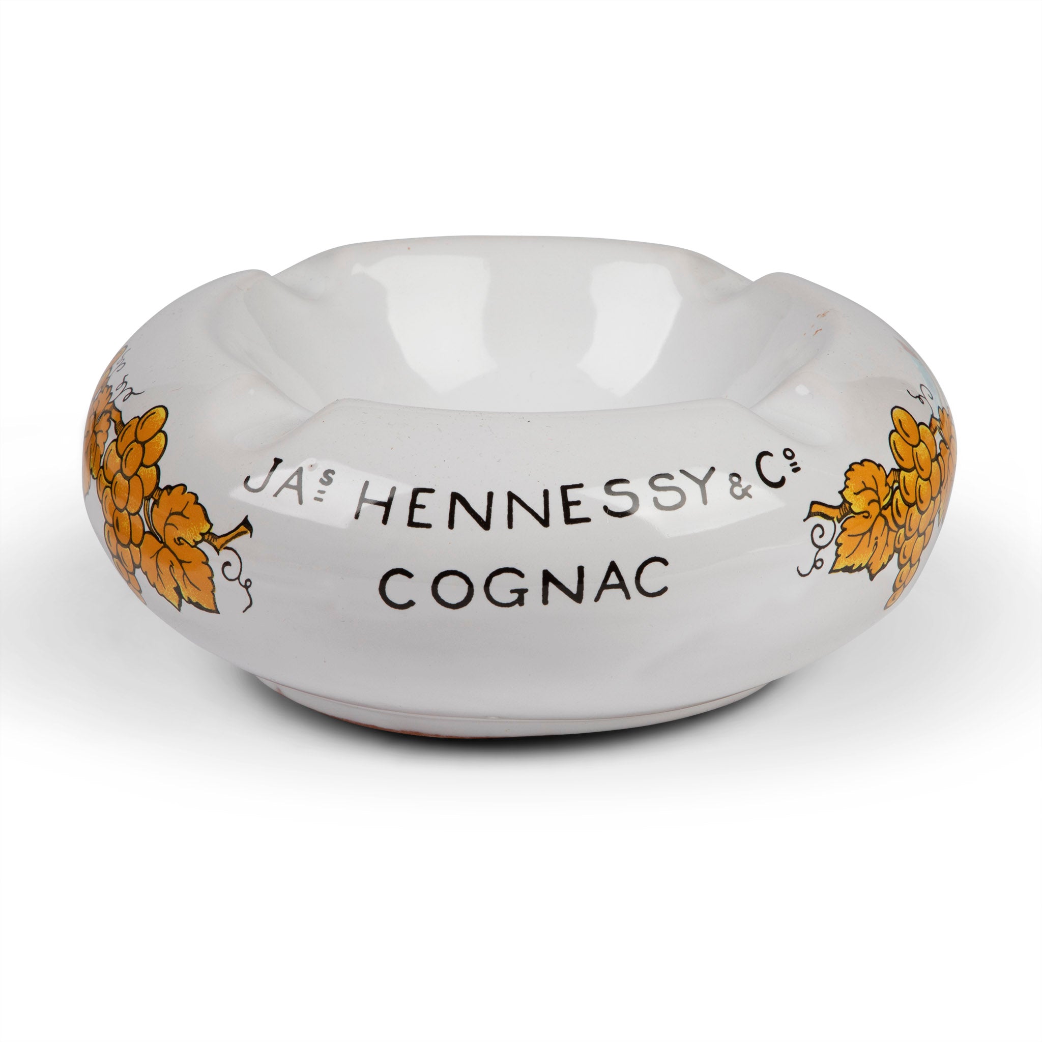 Vintage J.A.s Hennessy & Co. Cognac Ashtray