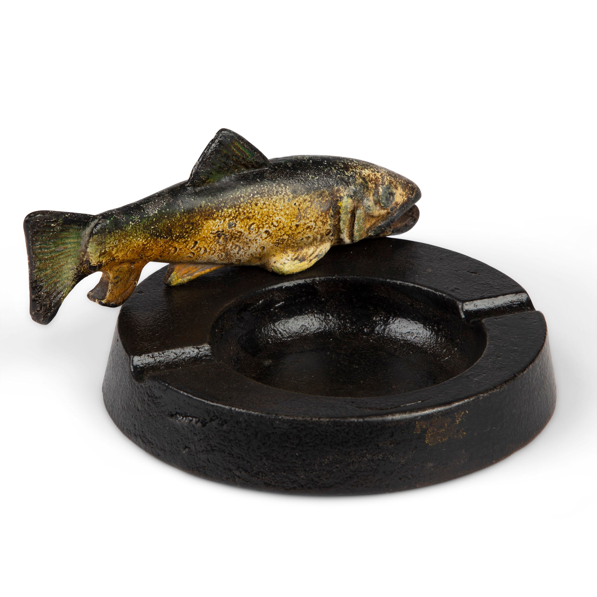 Vintage Cast Iron Fish Ashtray