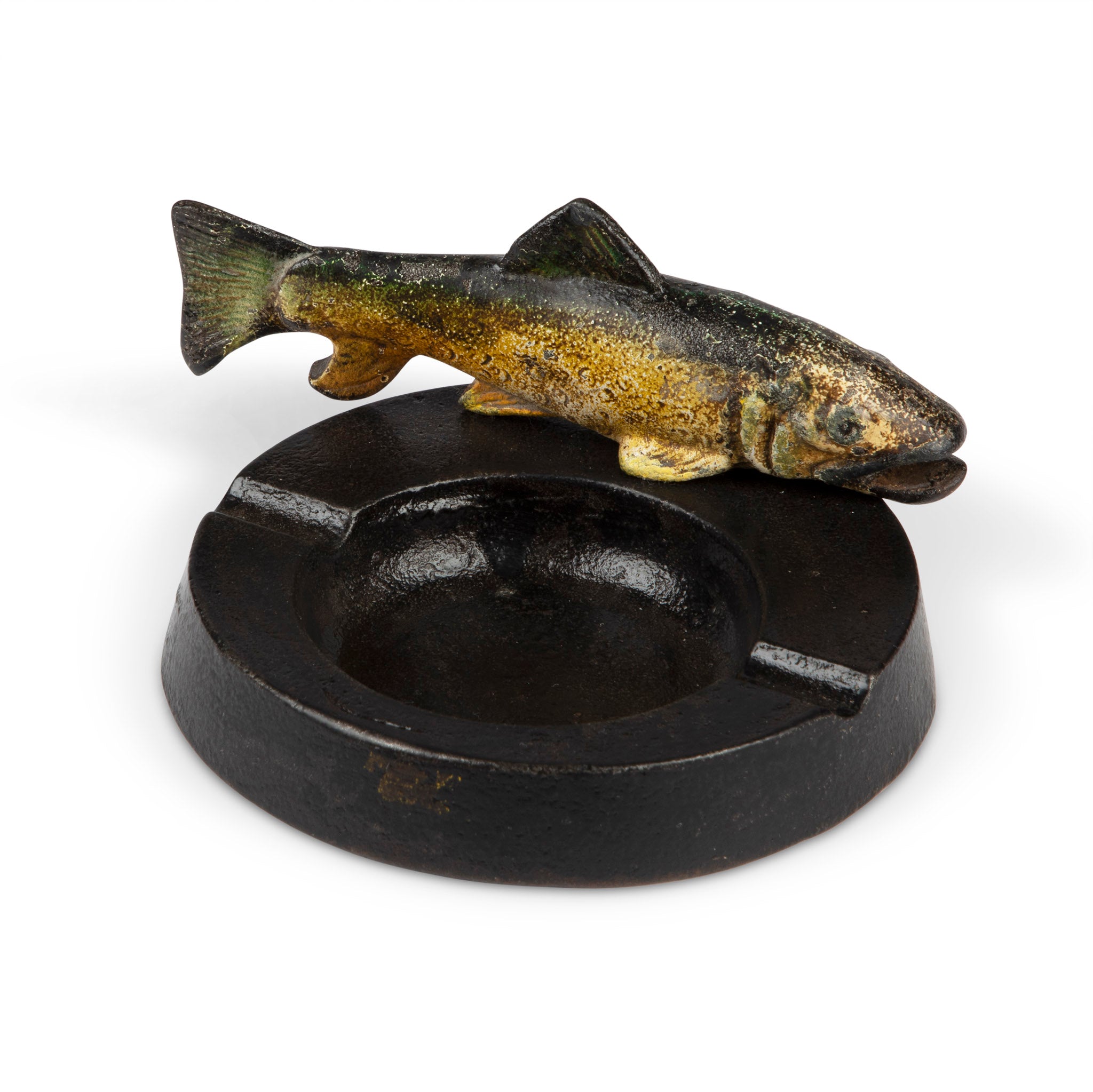 Vintage Cast Iron Fish Ashtray