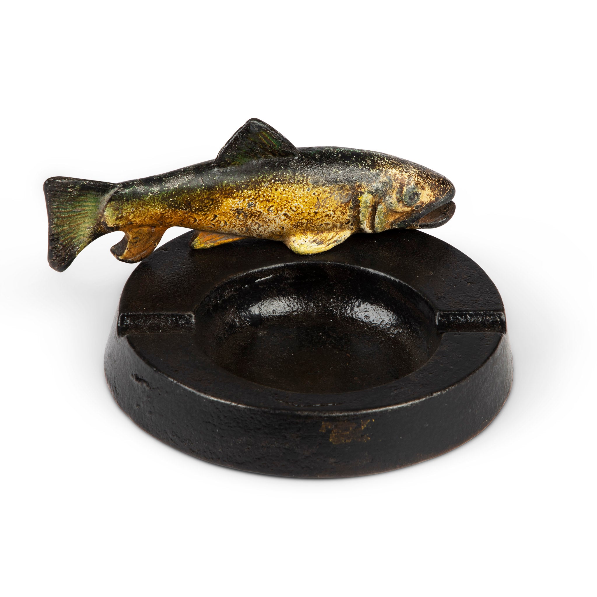 Vintage Cast Iron Fish Ashtray