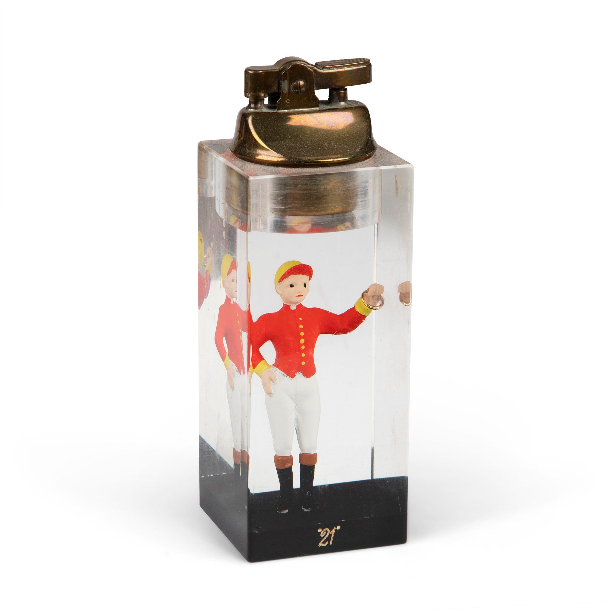 '21' Club New York Jockey Table Lighter