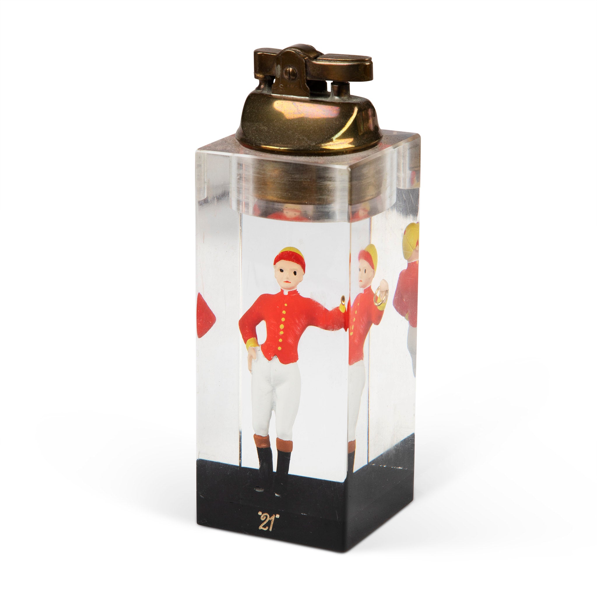 '21' Club New York Jockey Table Lighter