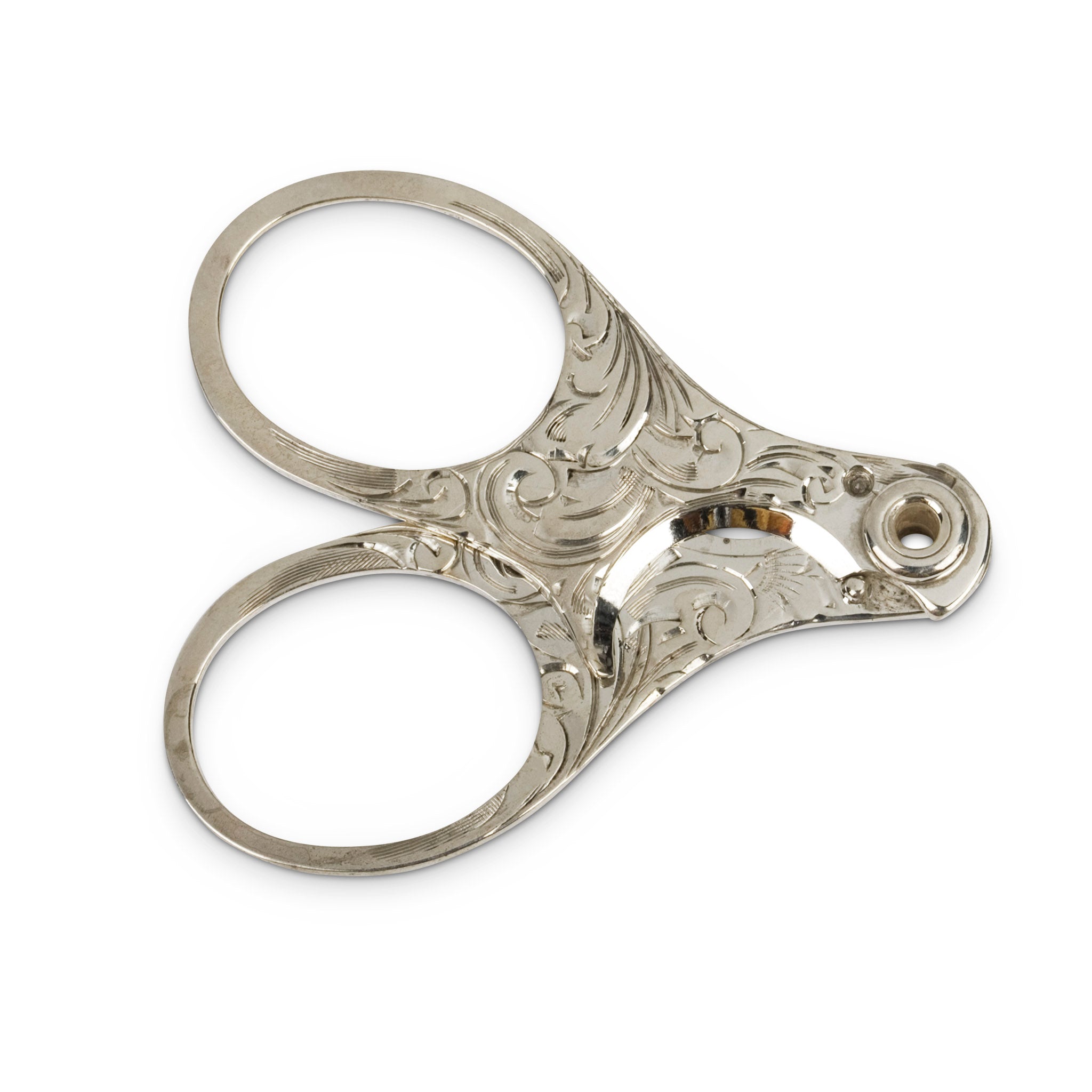 Sterling Silver Pocket Cigar Scissors