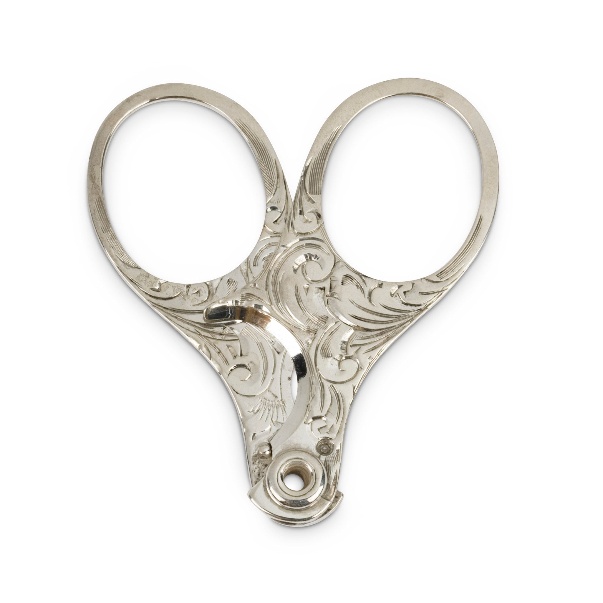 Sterling Silver Pocket Cigar Scissors