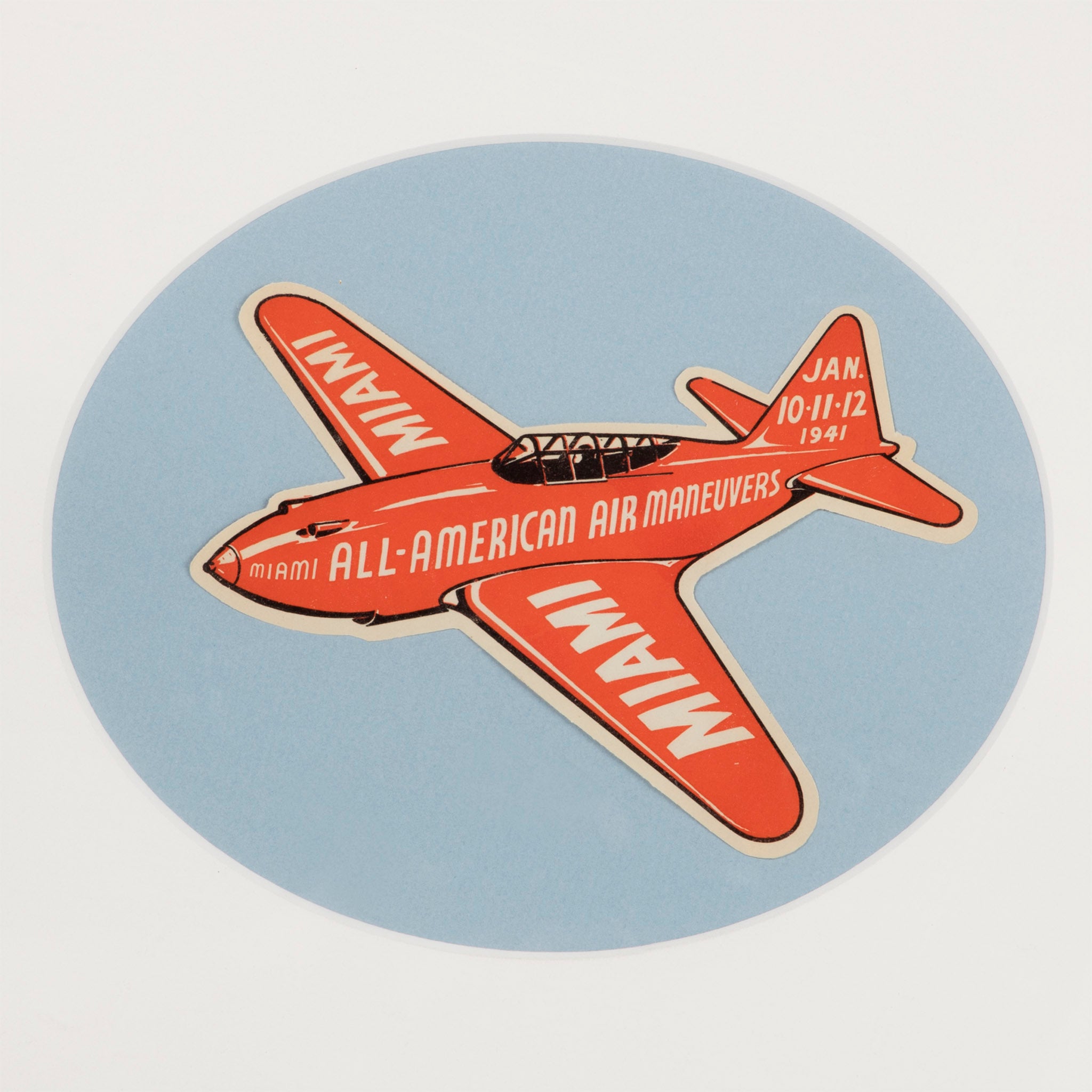 Miami All-American Air Show Label