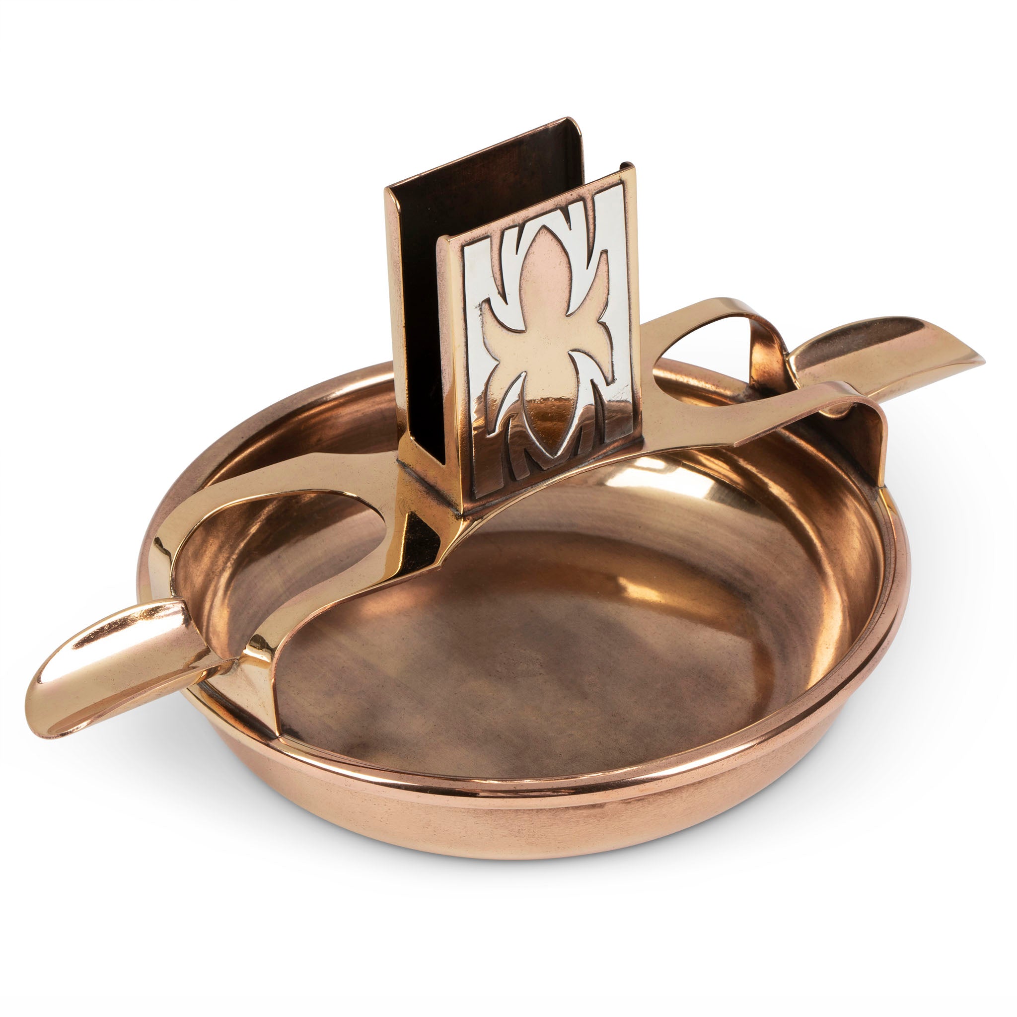 Heintz Sterling on Bronze Cigar Ashtray