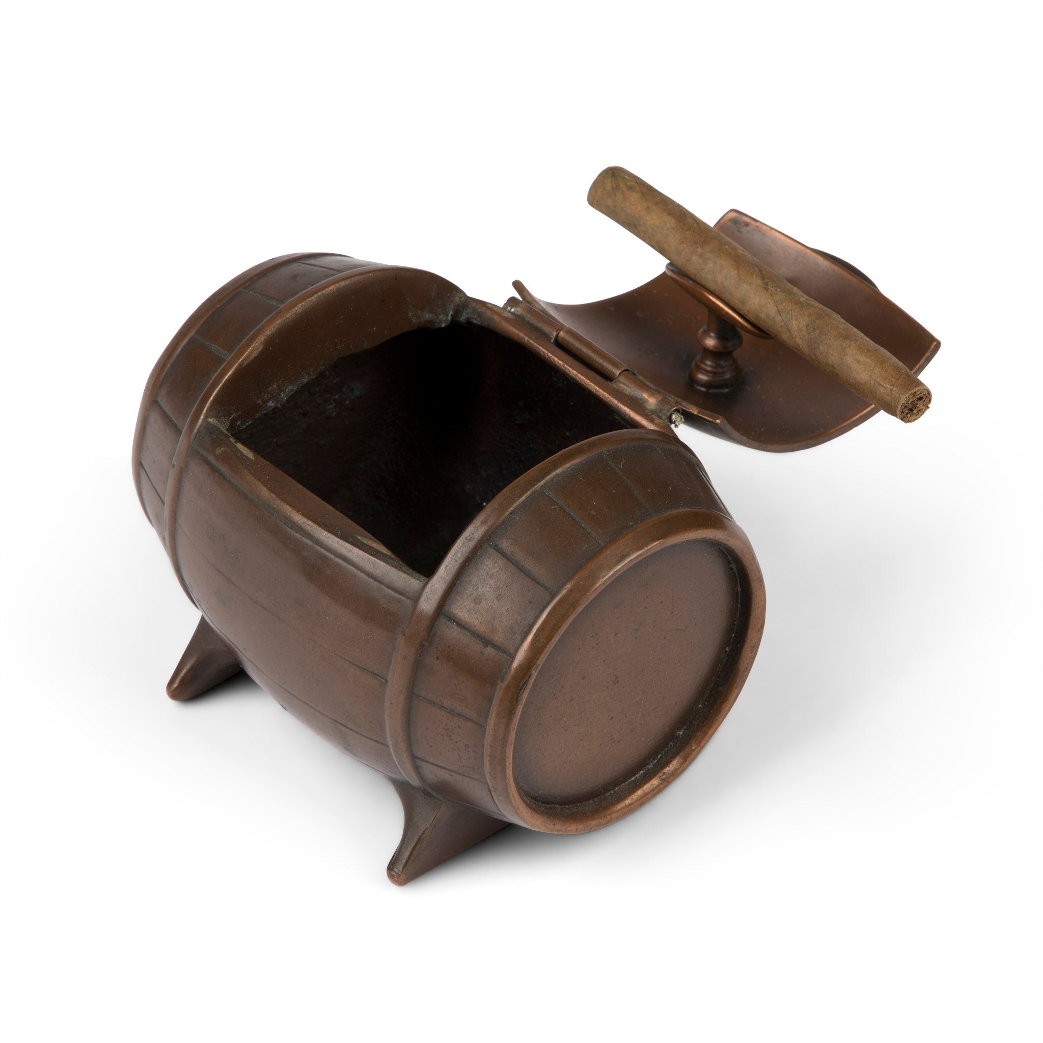 Jennings Brothers Whiskey Barrel Ashtray