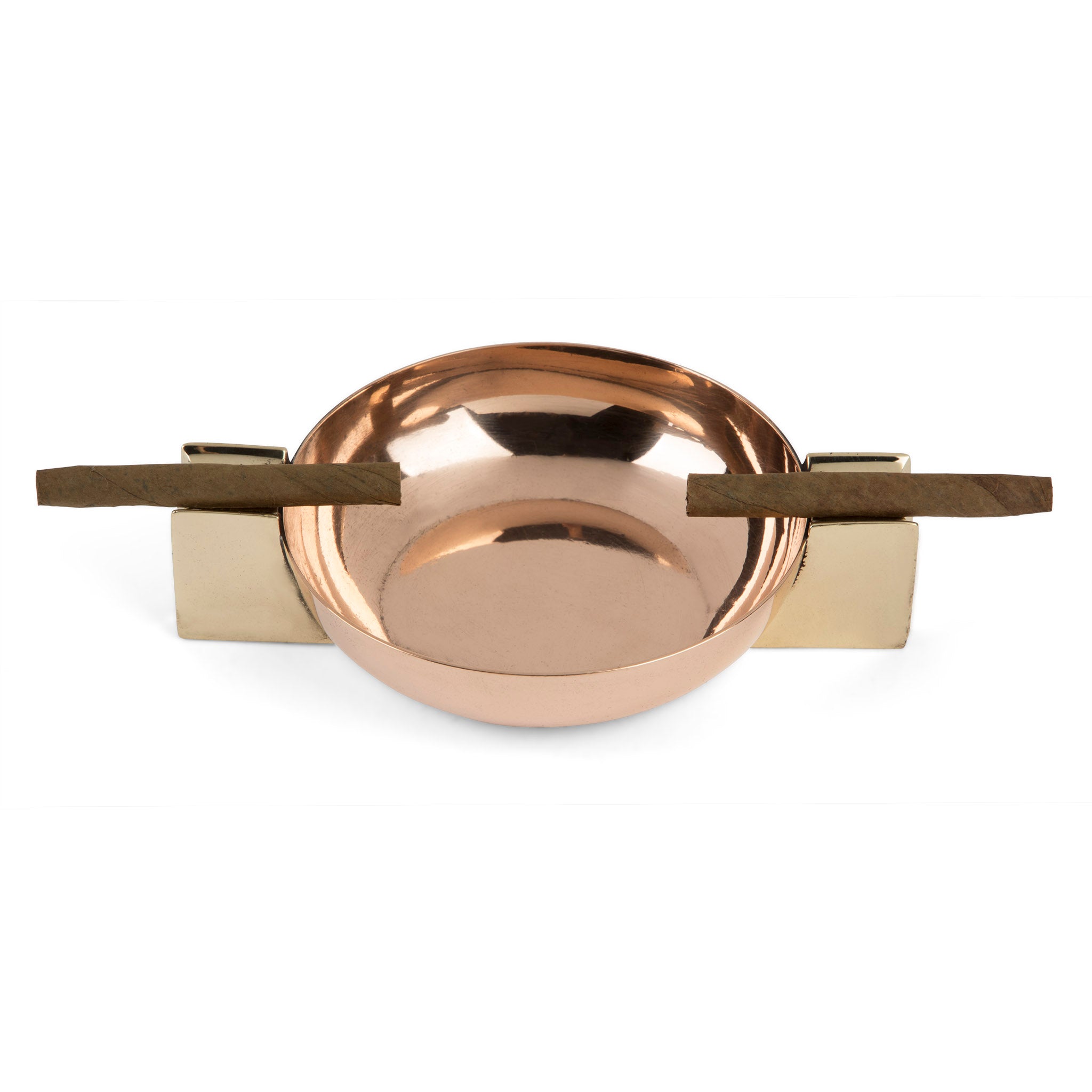 Art Deco Chase Copper Ashtray