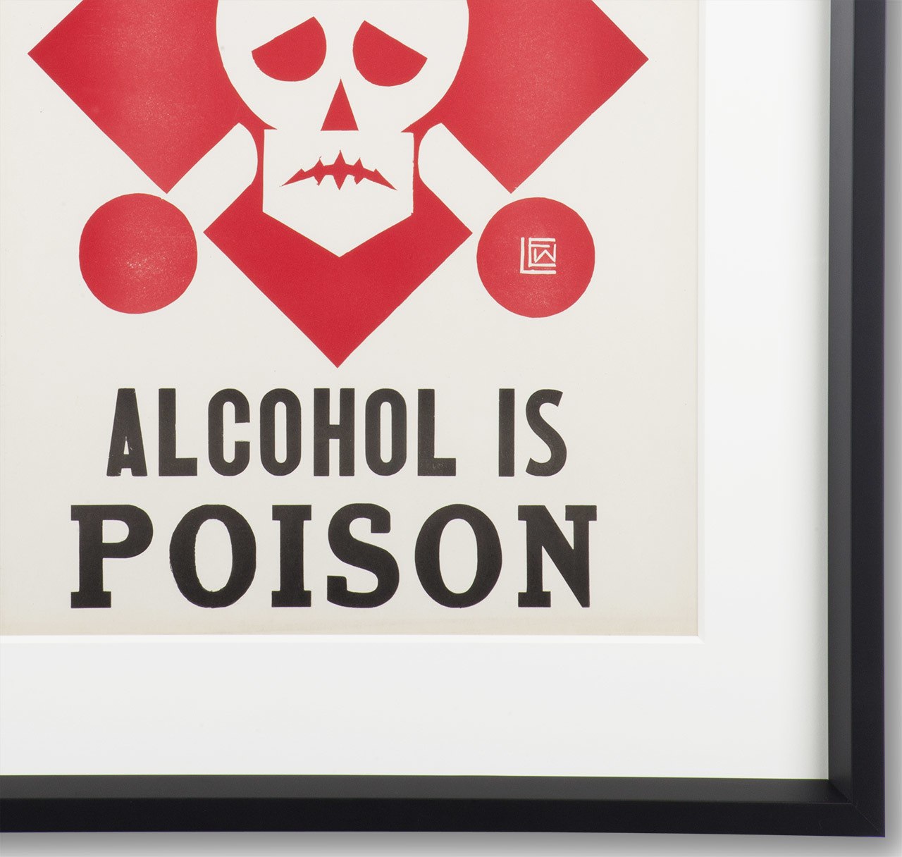 "Alcohol Is Poison" Prohibition Poster