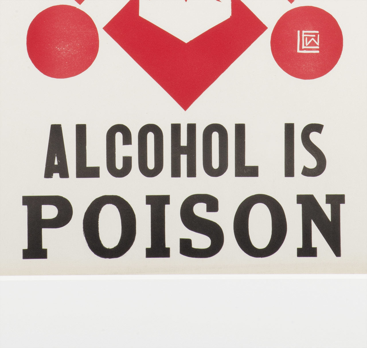 "Alcohol Is Poison" Prohibition Poster