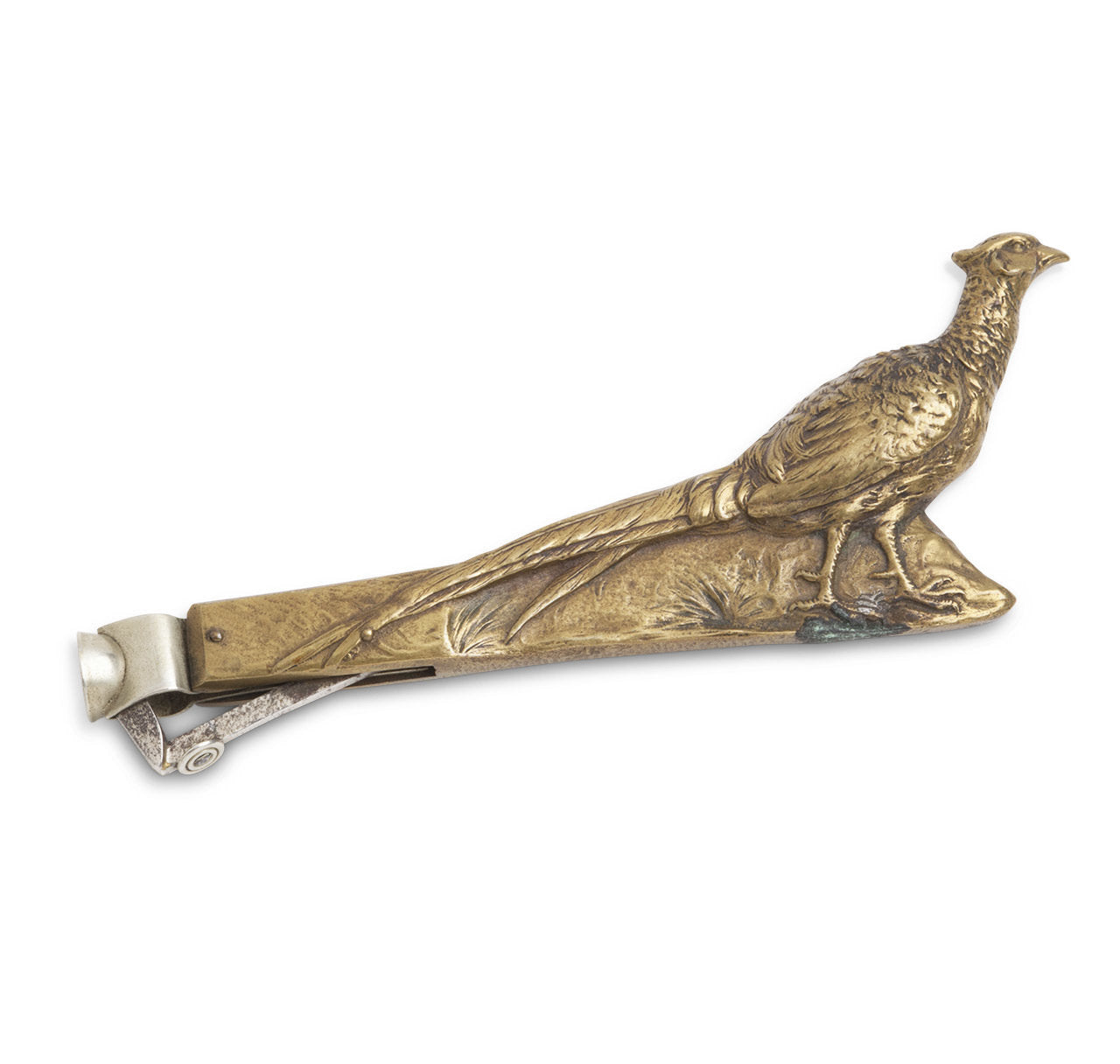 Antique Bronze Partridge Cigar Cutter