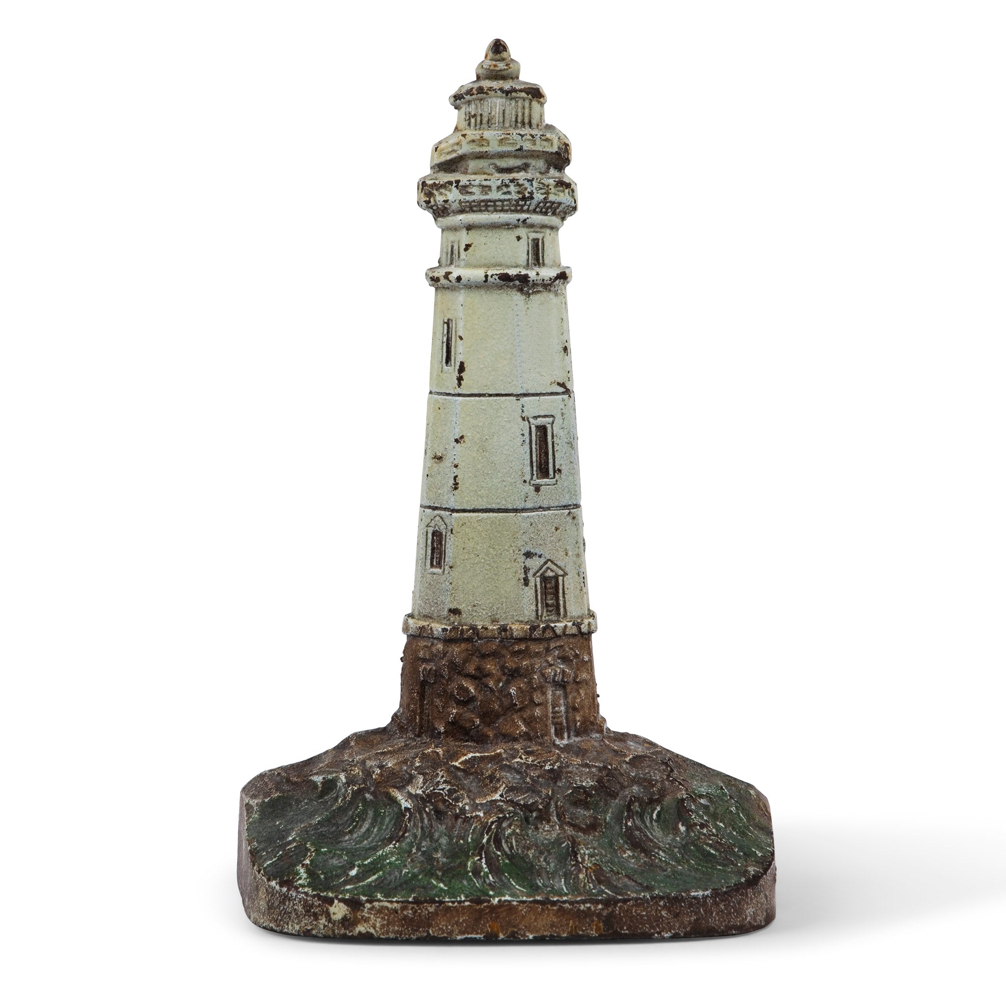 Antique Judd Co. Cast Iron Lighthouse Doorstop