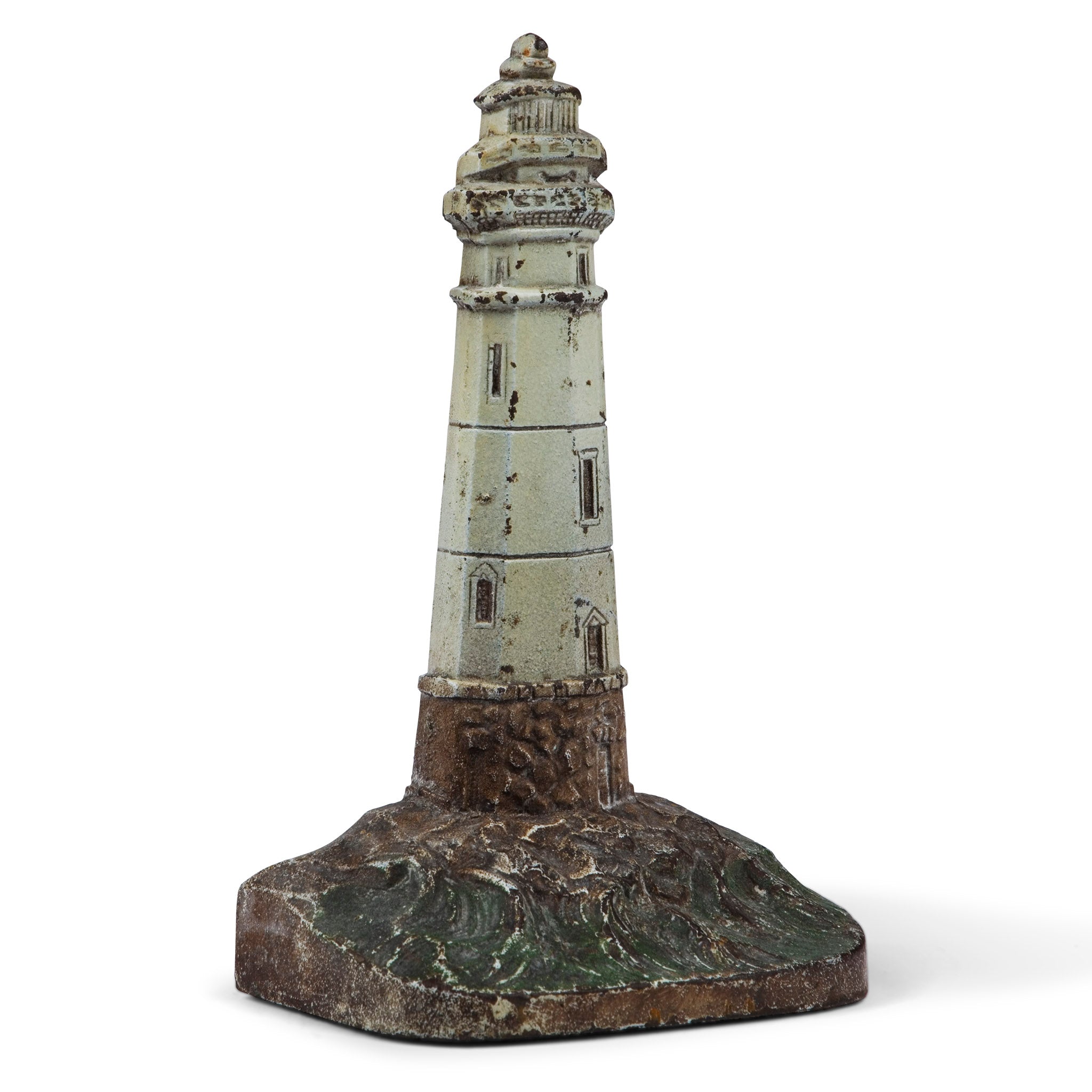 Antique Judd Co. Cast Iron Lighthouse Doorstop