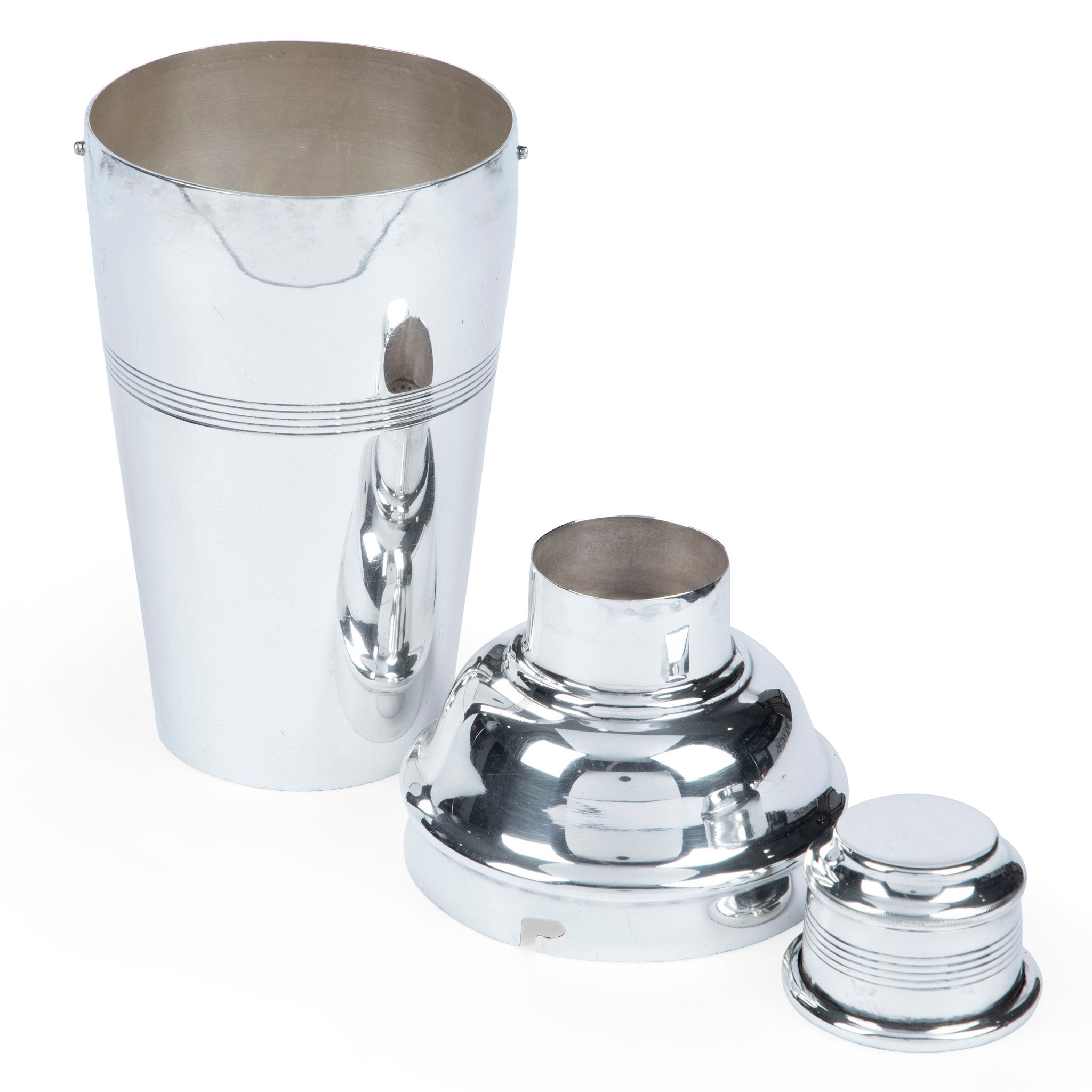 Art Deco A.E. Poston Silver-Plated Cocktail Shaker