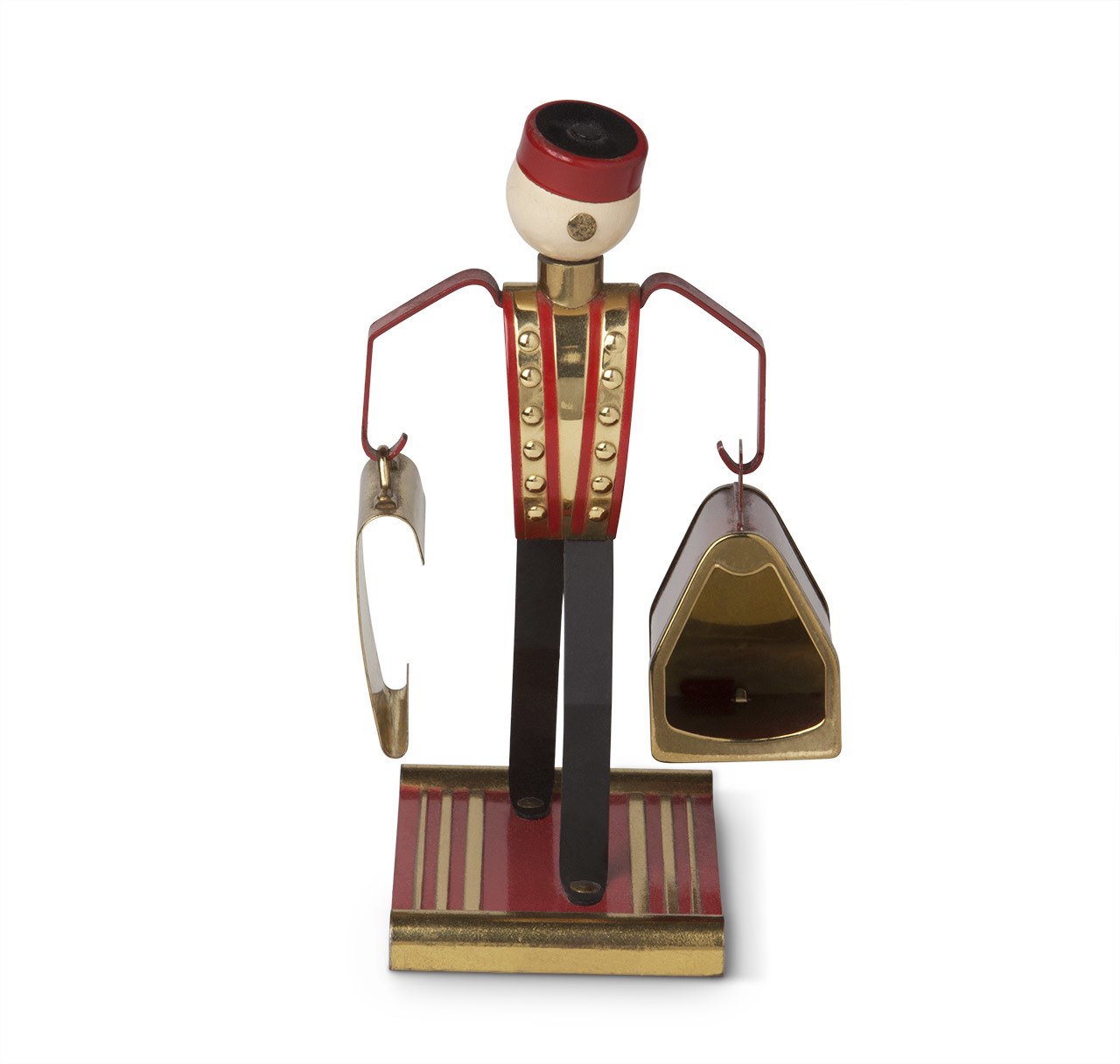 Art Deco Bellhop Cigarette & Matchbook Holder