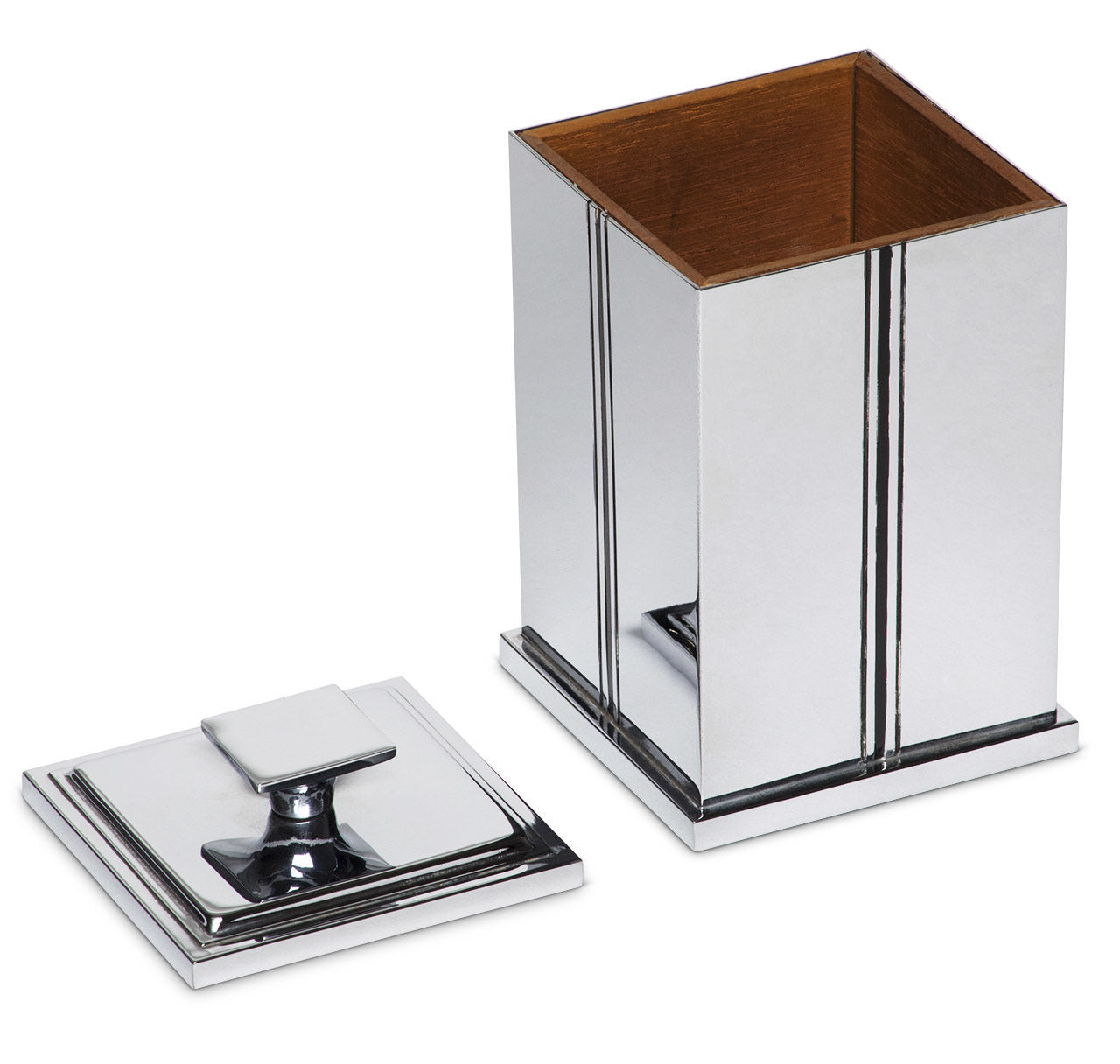 Art Deco Chrome Desktop Humidor