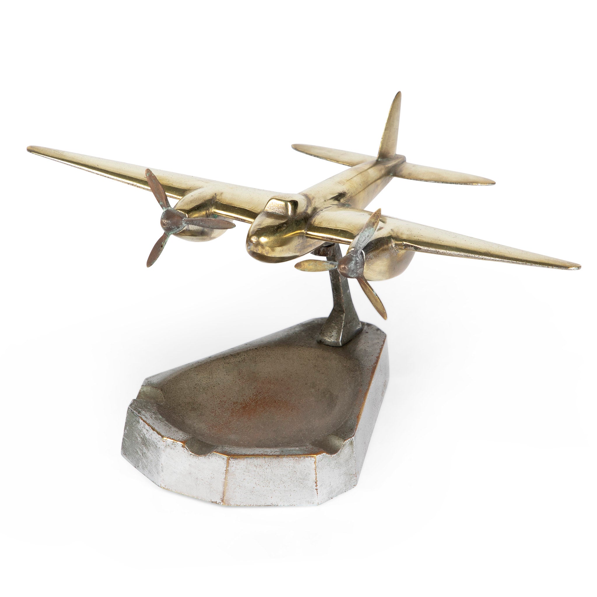 Art Deco DC-2 Airplane Ashtray