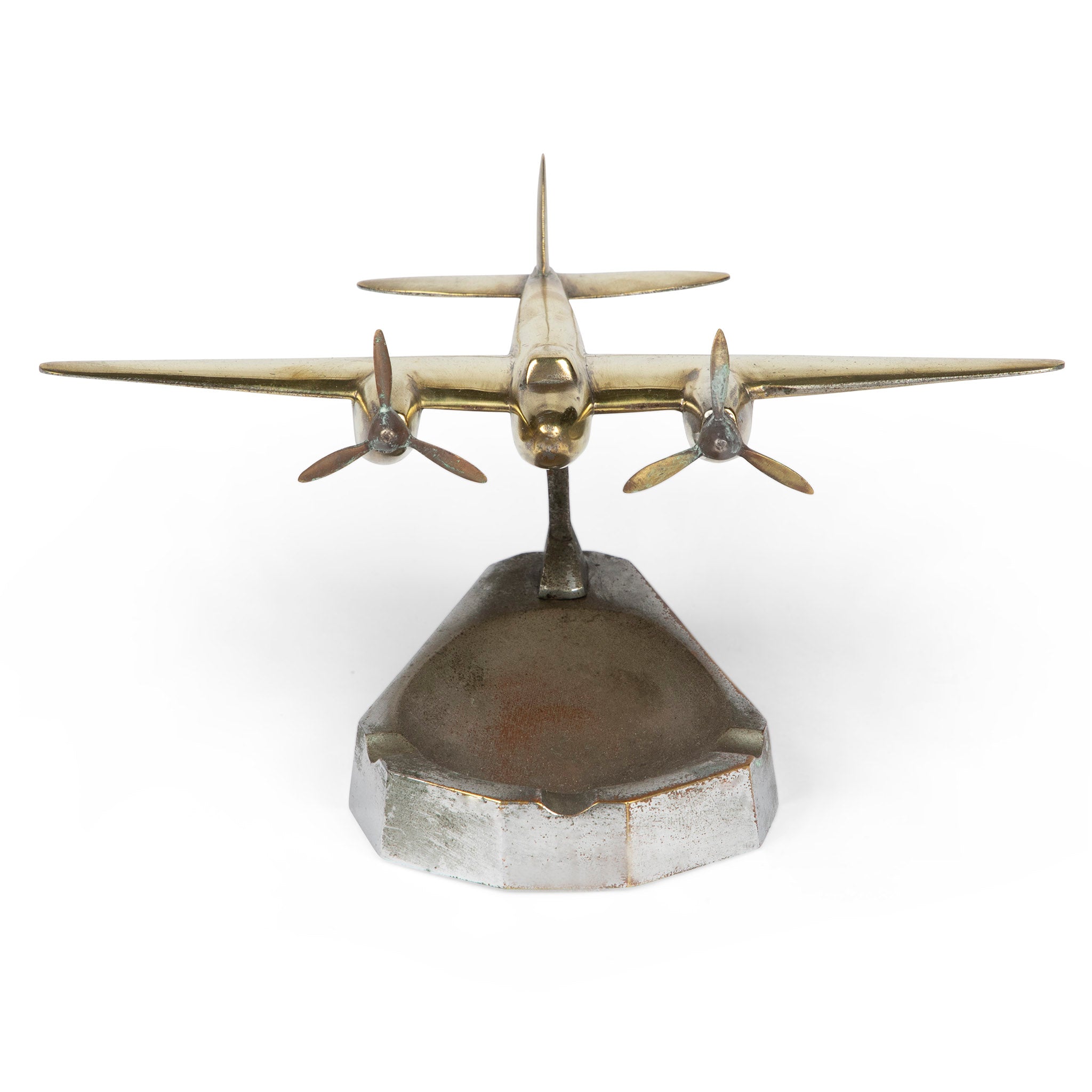 Art Deco DC-2 Airplane Ashtray