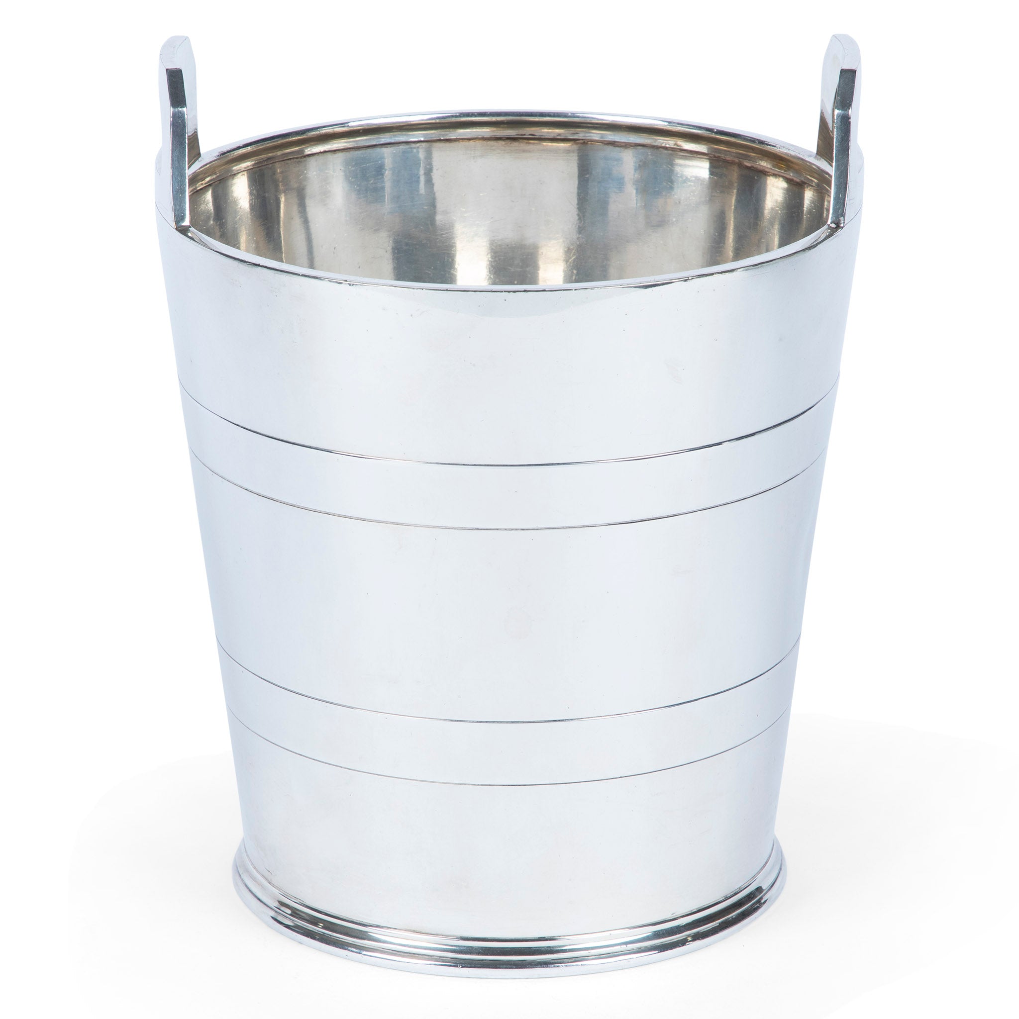 Art Deco English Silver-Plated Champagne Cooler