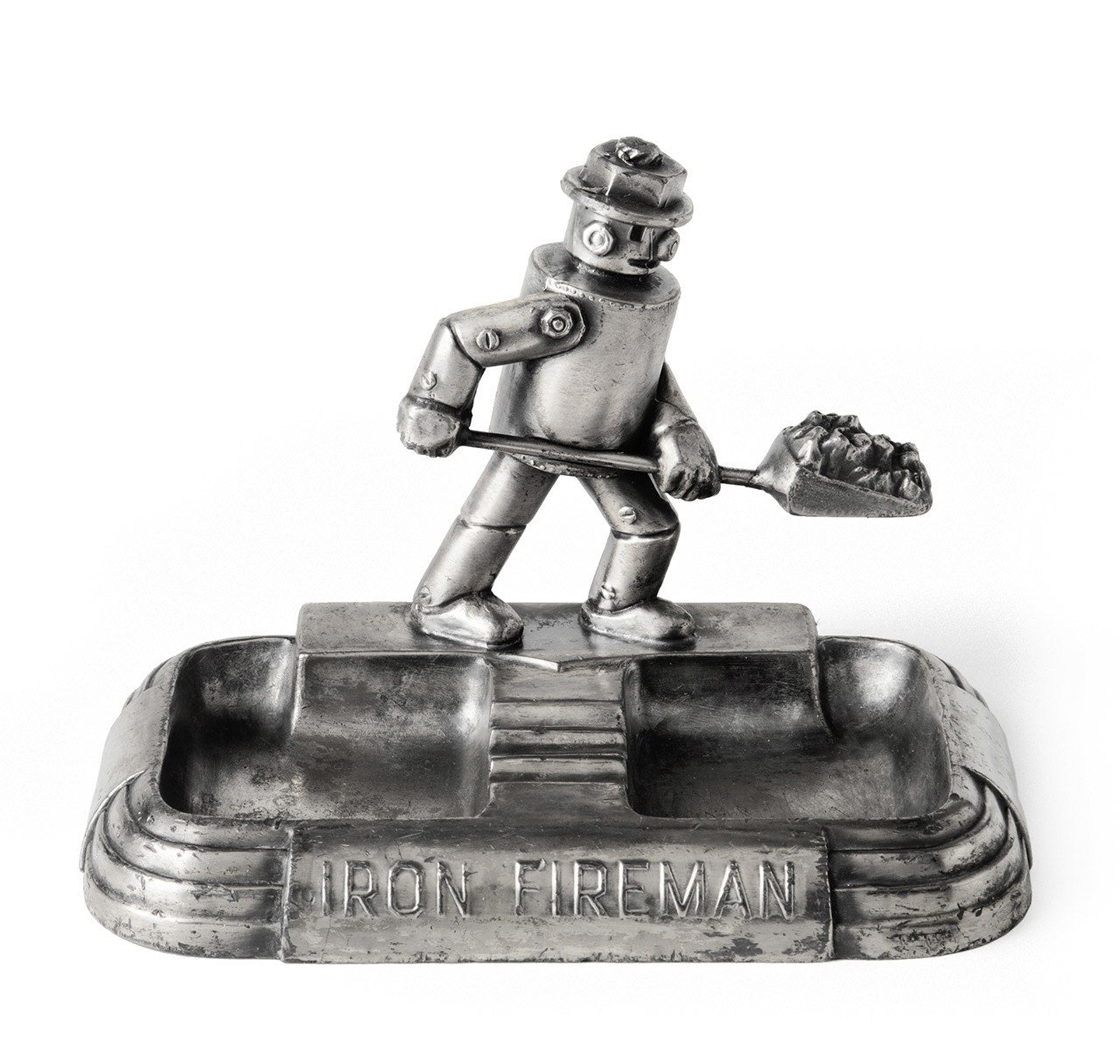 Art Deco Iron Fireman Ashtray