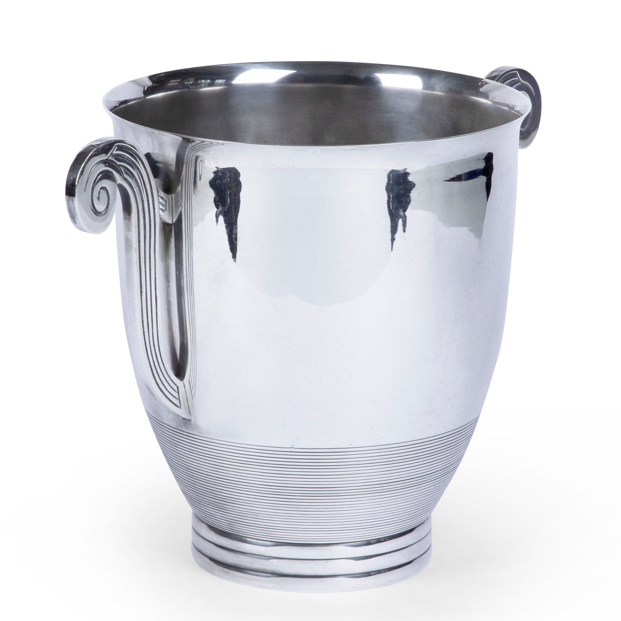 Art Deco Silver Champagne Bucket Wine Cooler