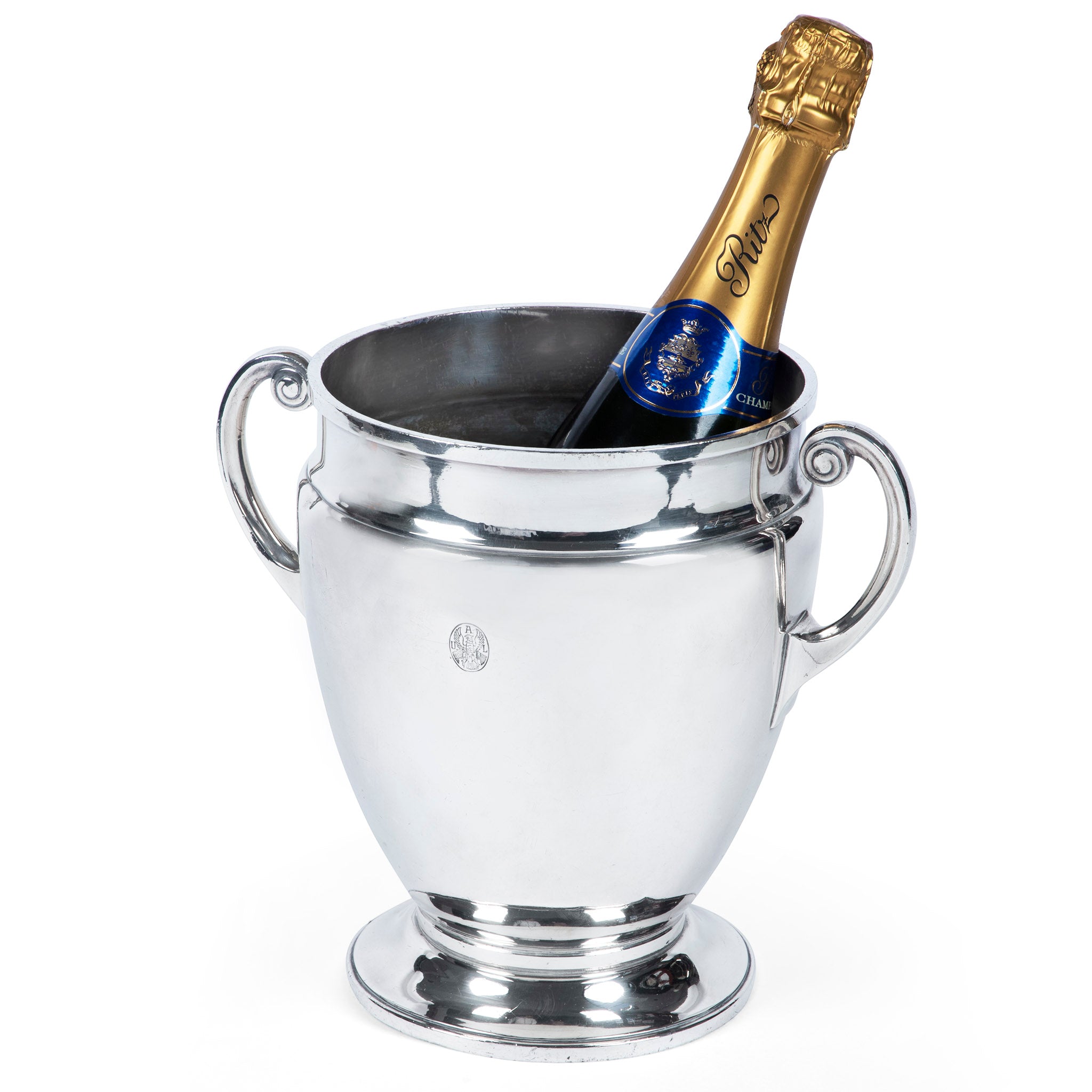 Art Deco Silver Plate Ocean Liner Champagne Bucket