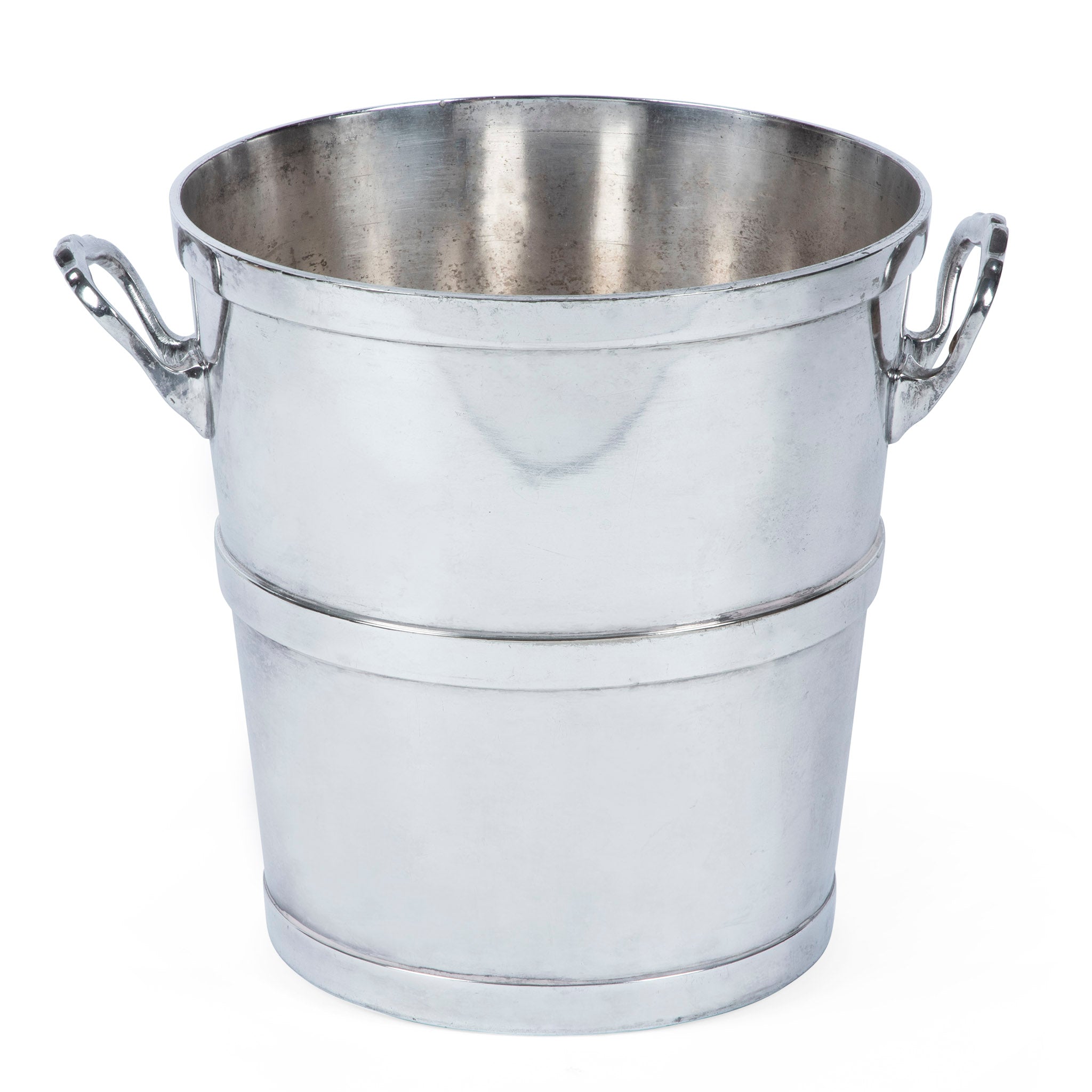 Art Deco Nickel Silver Champagne Bucket Wine Cooler