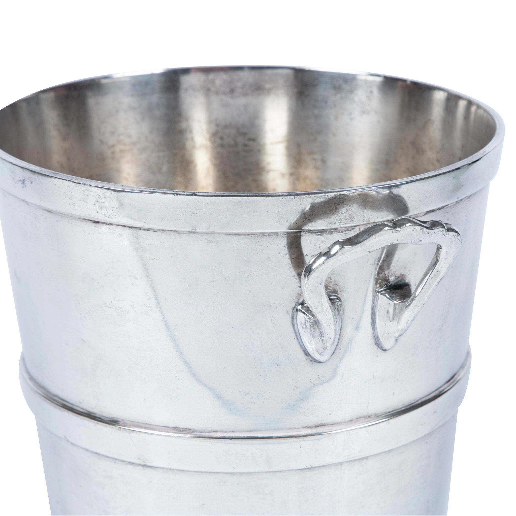 Art Deco Nickel Silver Champagne Bucket Wine Cooler