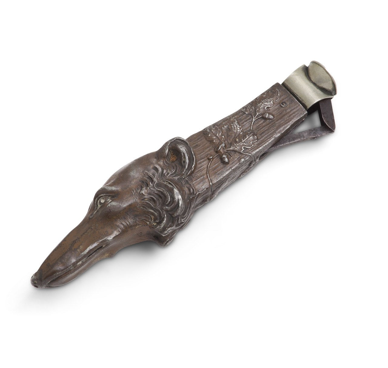 Art Nouveau Borzoi Russian Wolfhound Cigar Cutter