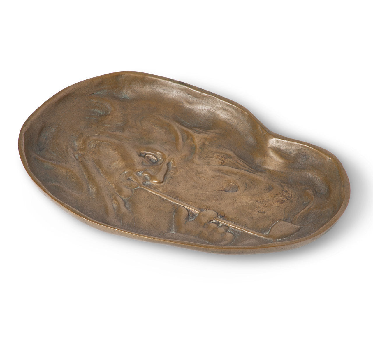 Art Nouveau Bronze Cigar Ashtray