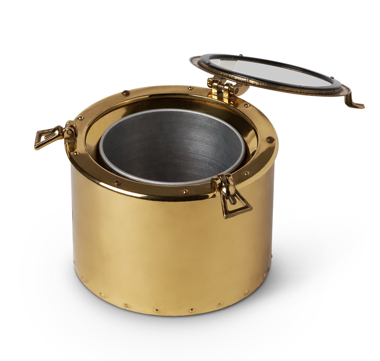 Brass Porthole Wine Cooler