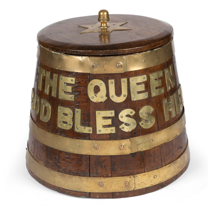 British Navy Grog Rum Barrel Tub