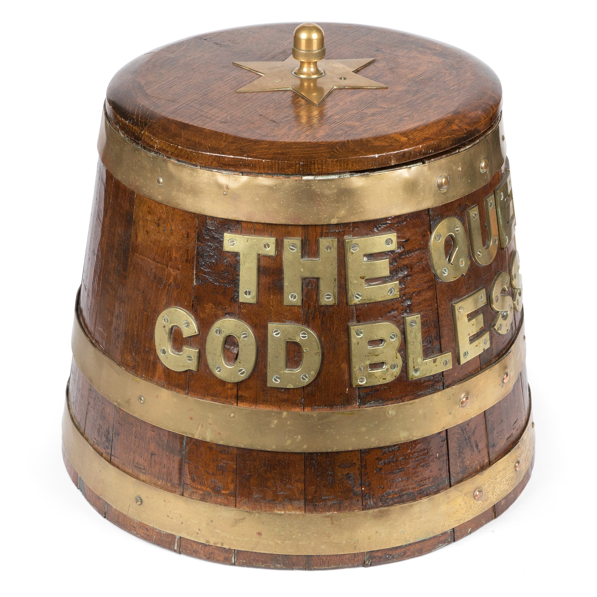 British Navy Grog Rum Barrel