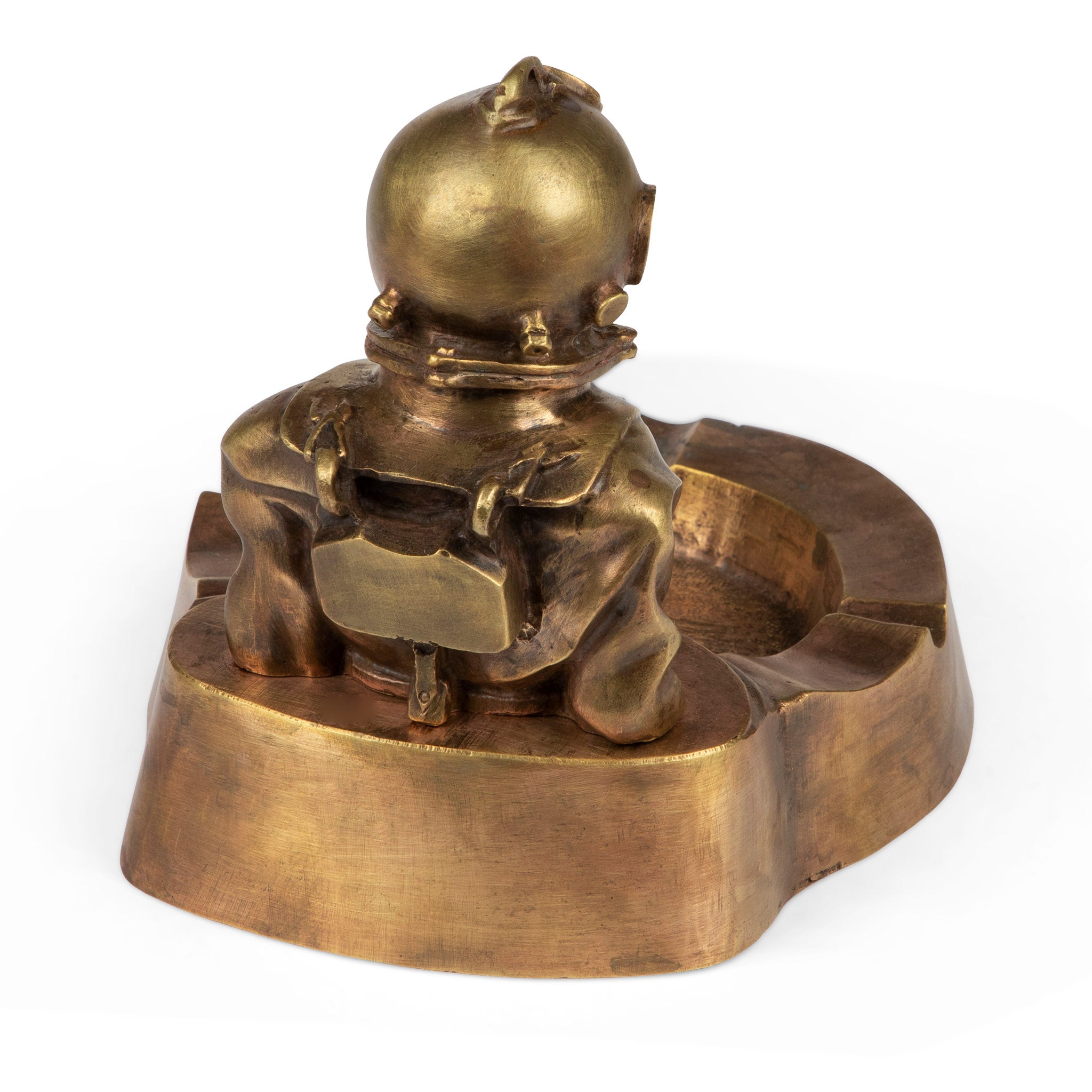 Bronze Deep Sea Diving Helmet Ashtray