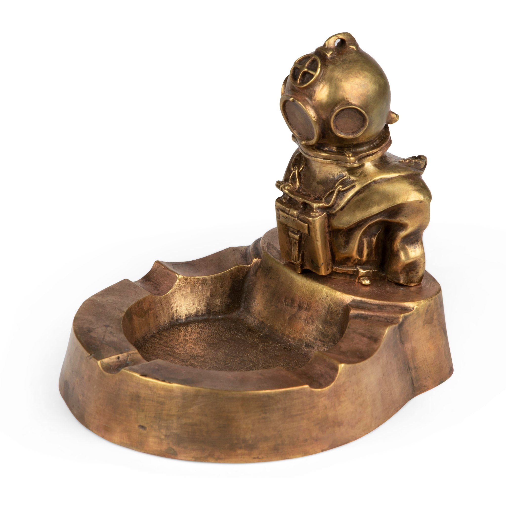 Bronze Deep Sea Diving Helmet Ashtray