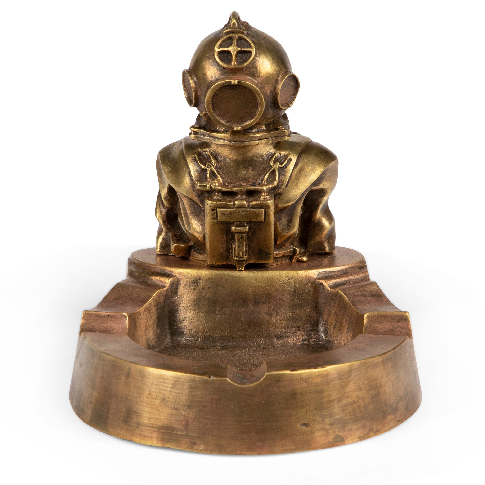 Bronze Deep Sea Diving Helmet Ashtray