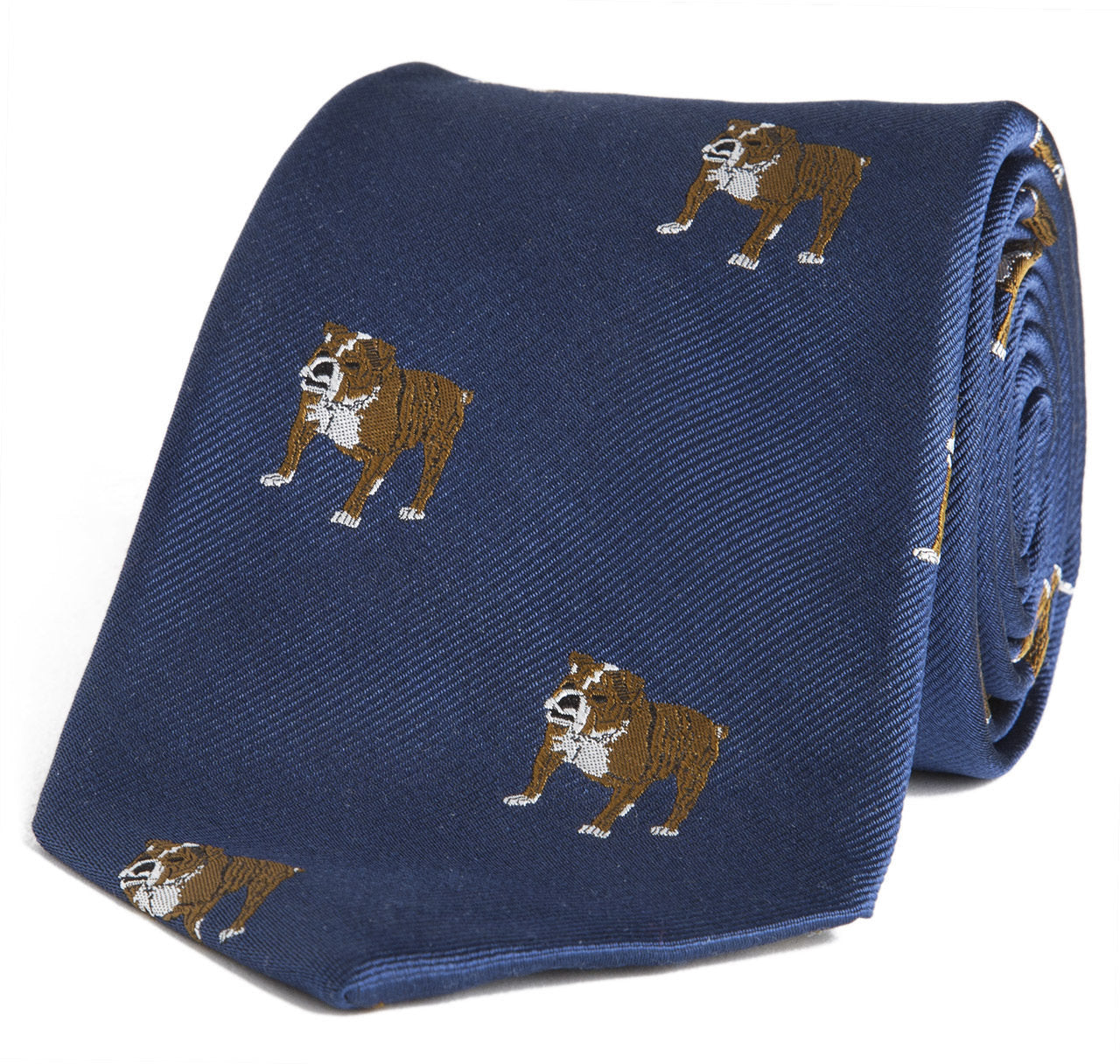 Sir Jack's Bulldog Tie in Navy Blue