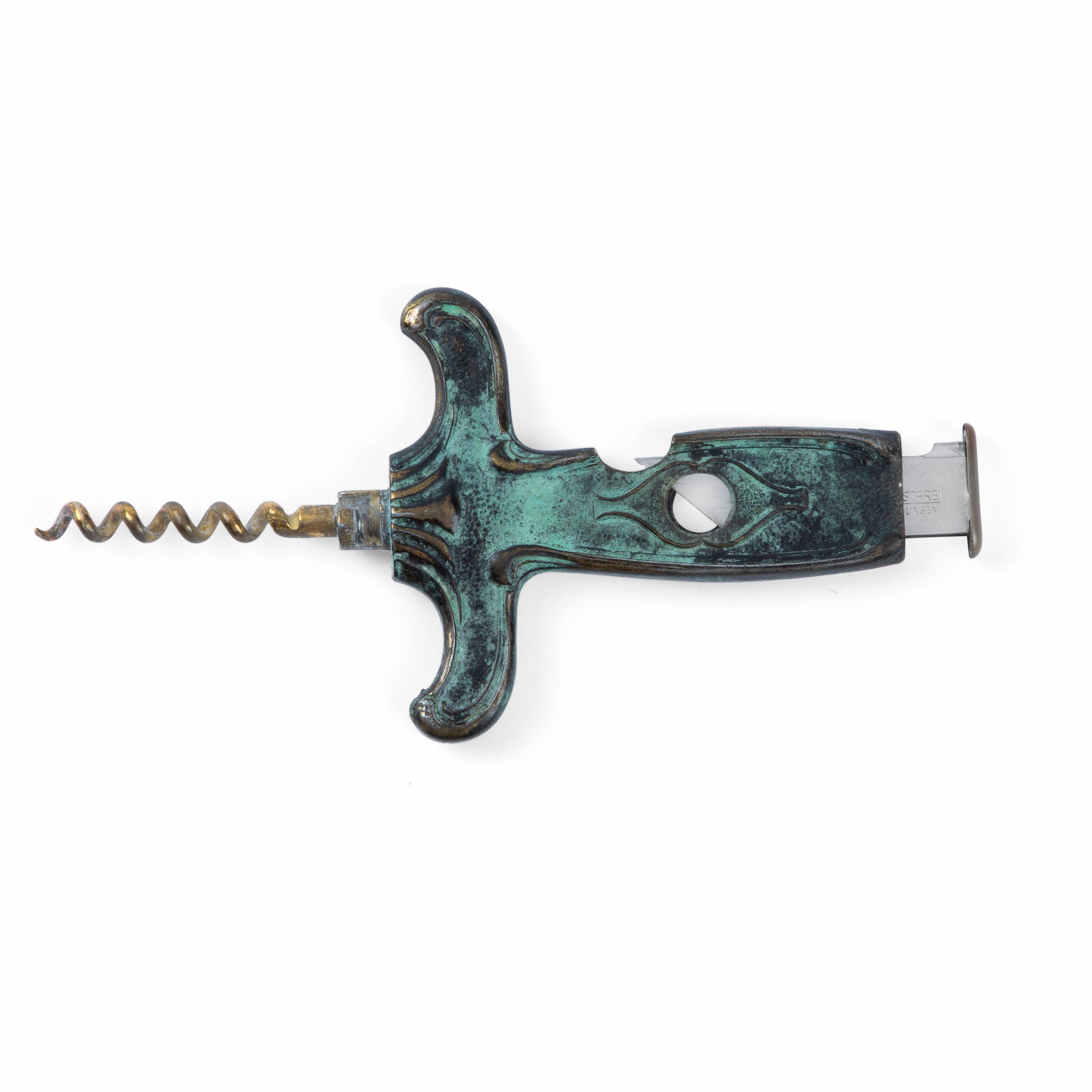 Dagger Form Cigar Cutter Letter Opener & Corkscrew